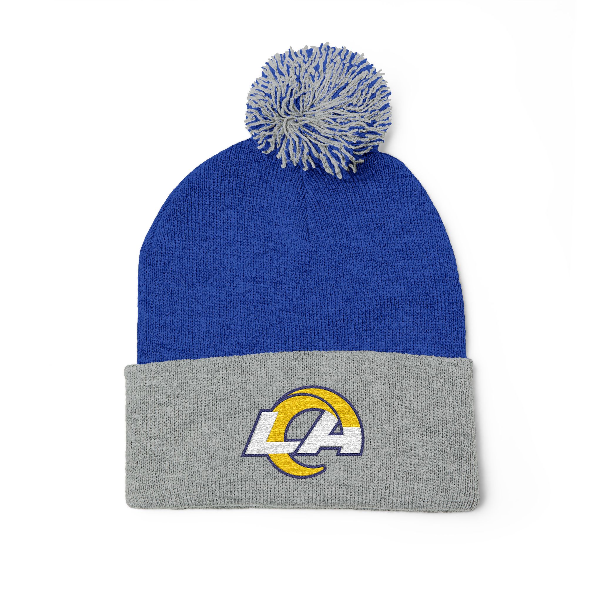 Los Angeles Rams Pom-Pom Knit Cap (Embroidery) - Image 3