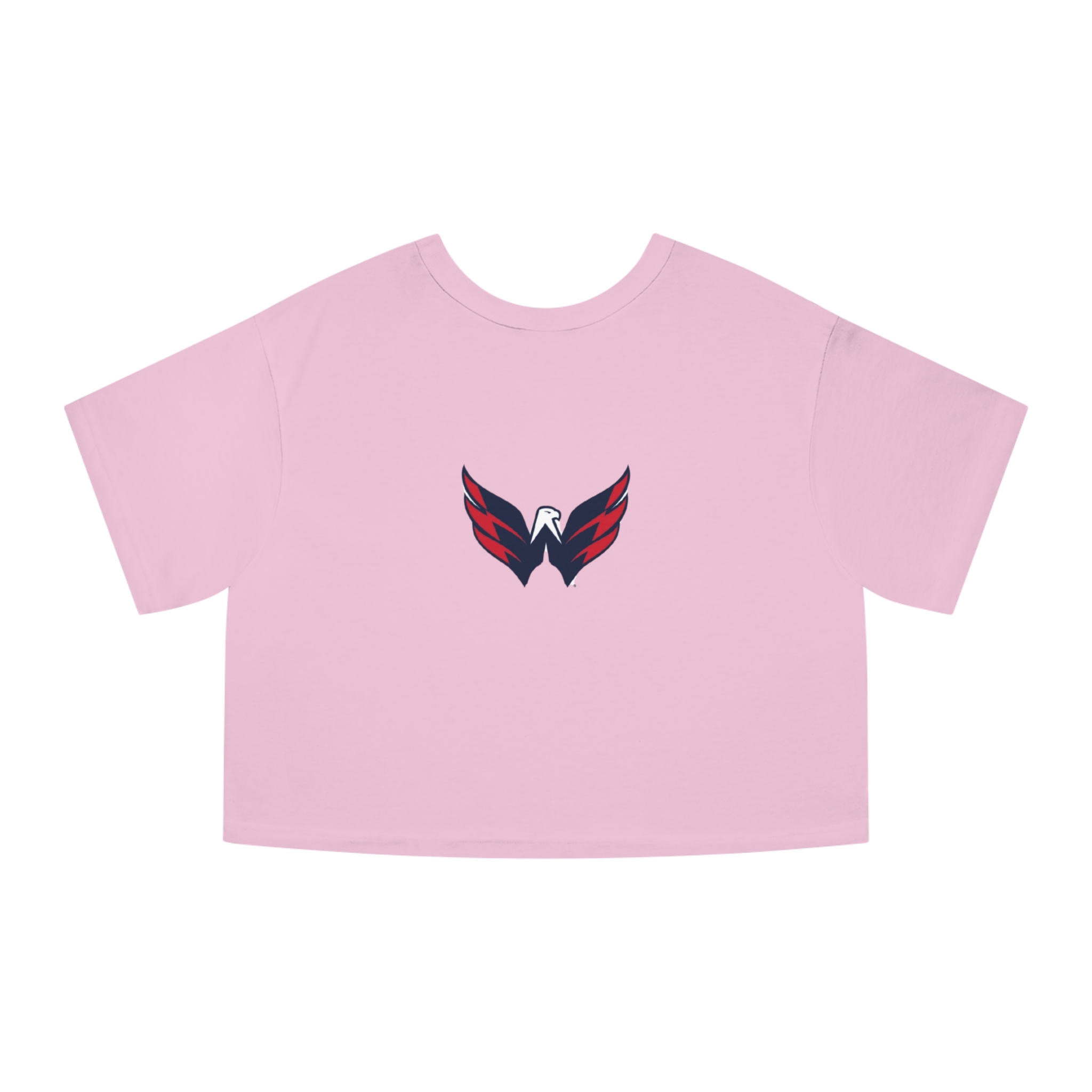 Washington Capitals Champion Women's Heritage Cropped T-Shirt - Image 2