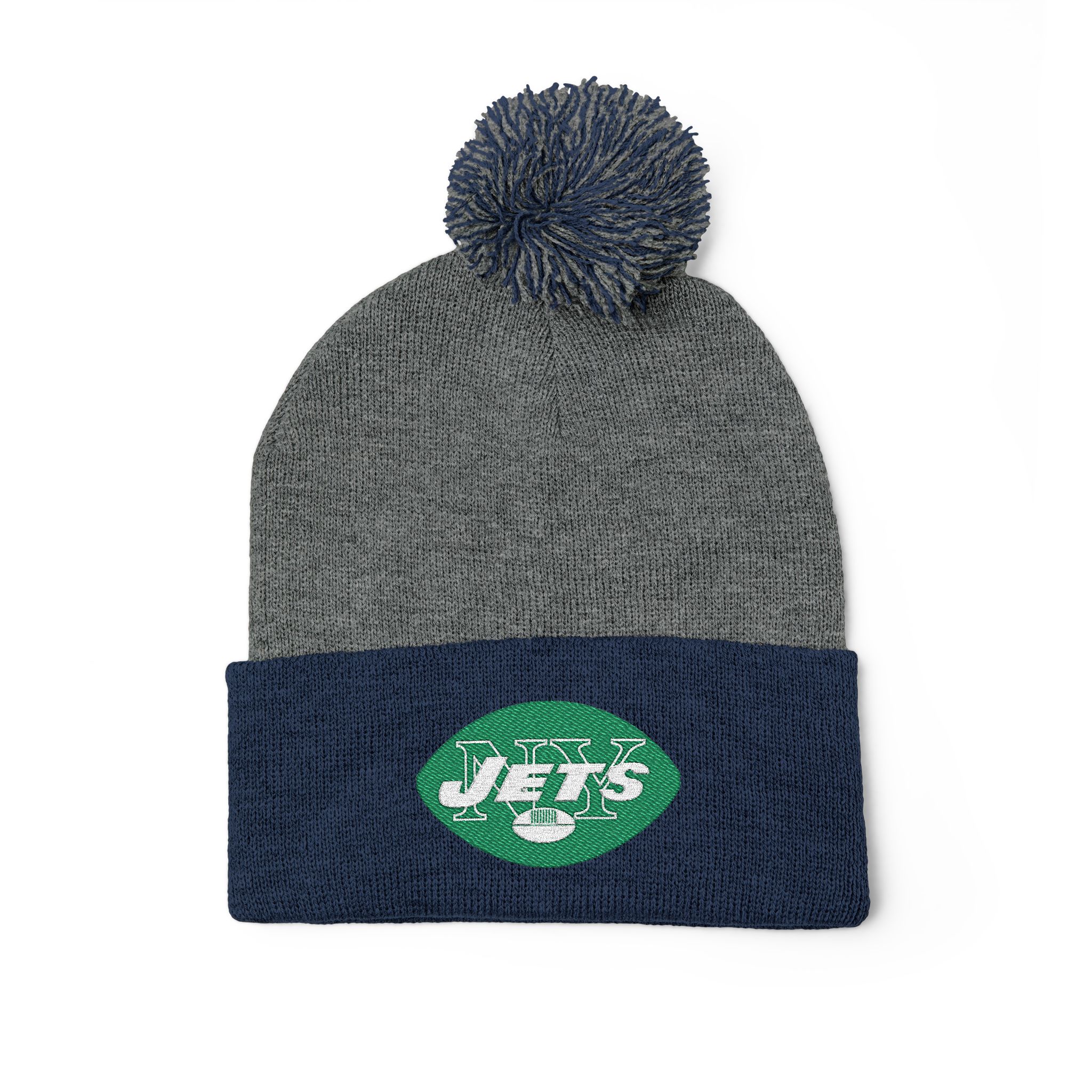 New York Jets Pom-Pom Knit Cap (Embroidery) - Image 11