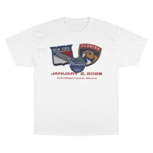 Florida Panthers vs New York Rangers 2026 NHL Winter Classic 2026 NHL Winter Classic Champion T-Shirt