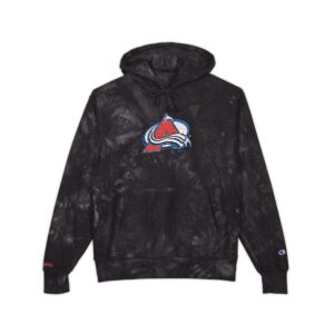 Colorado Avalanche Unisex Champion Tie-Dye Hoodie (Embroidery)
