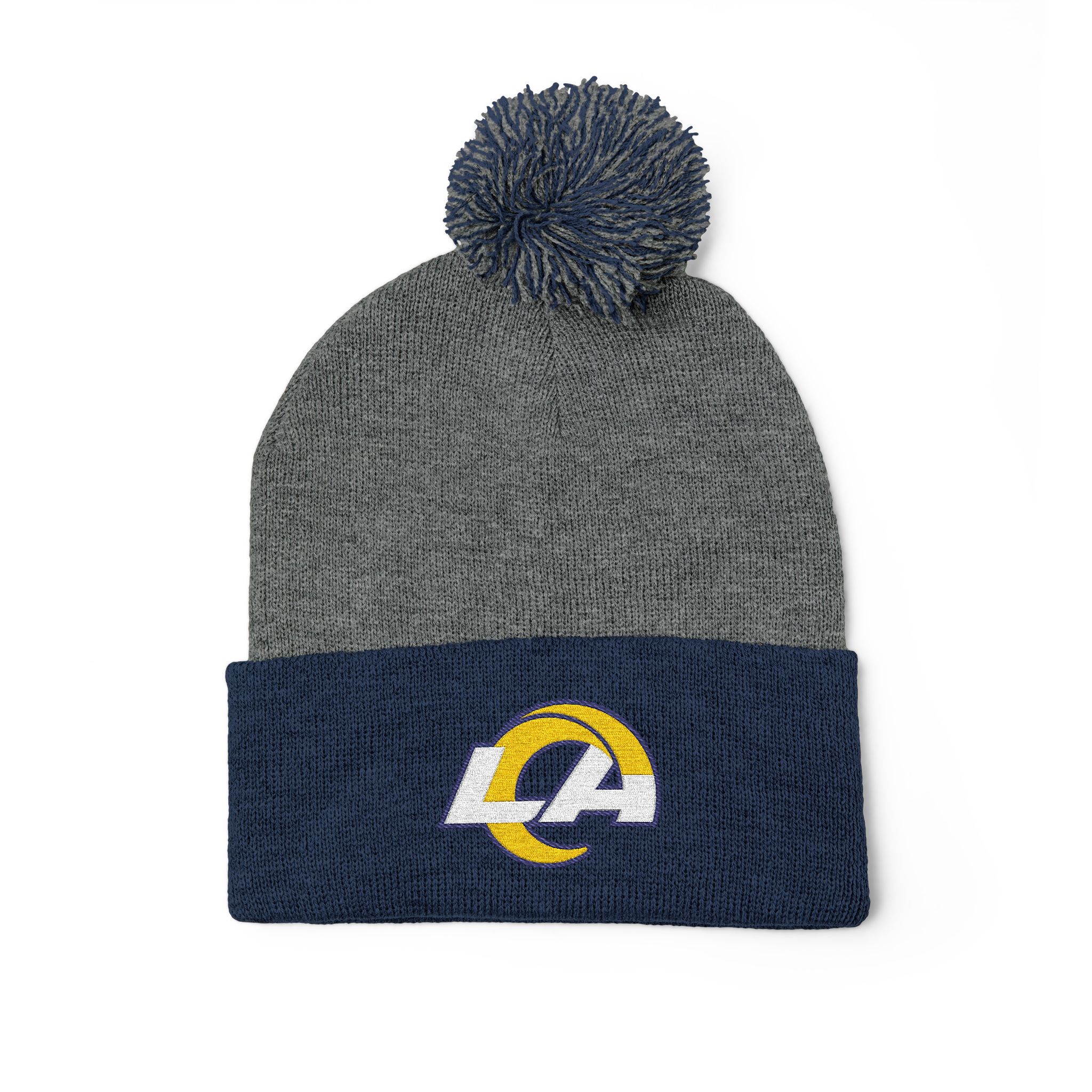 Los Angeles Rams Pom-Pom Knit Cap (Embroidery) - Image 11