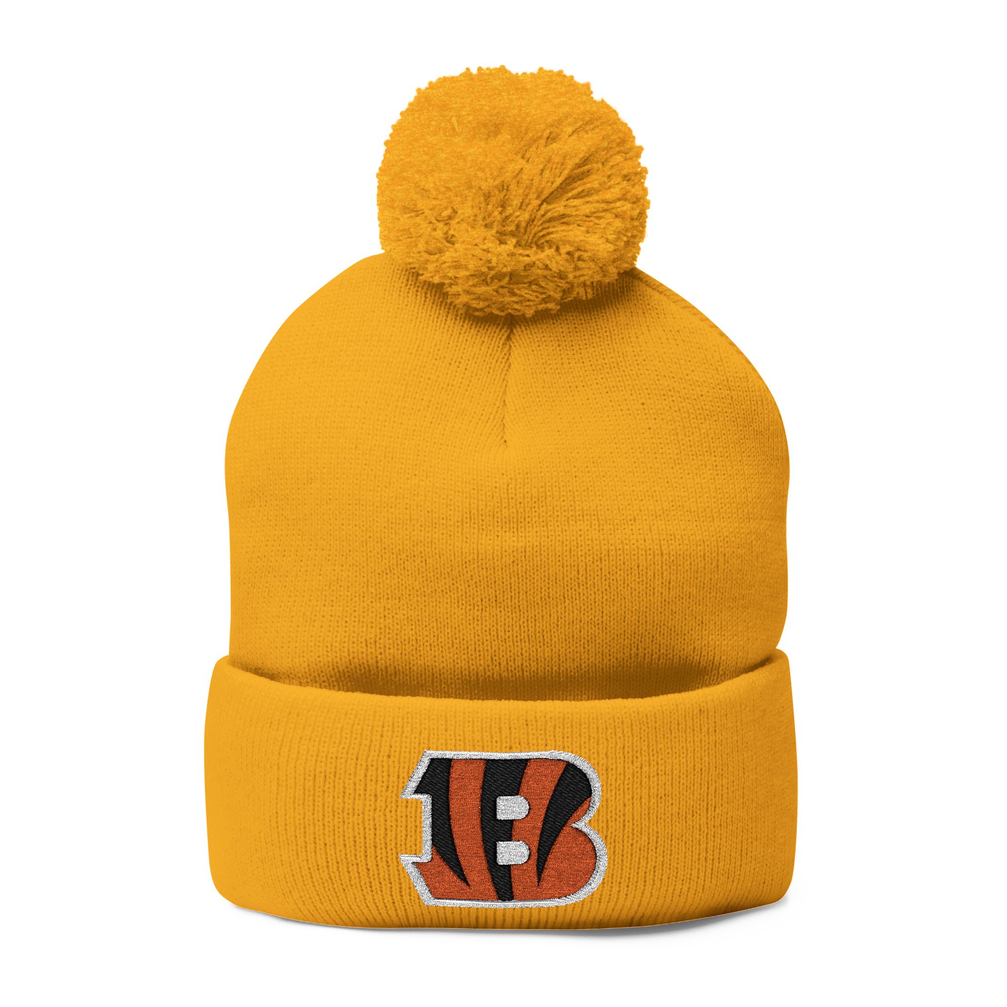 Cincinnati Bengals Pom-Pom Knit Cap (Embroidery) - Image 9