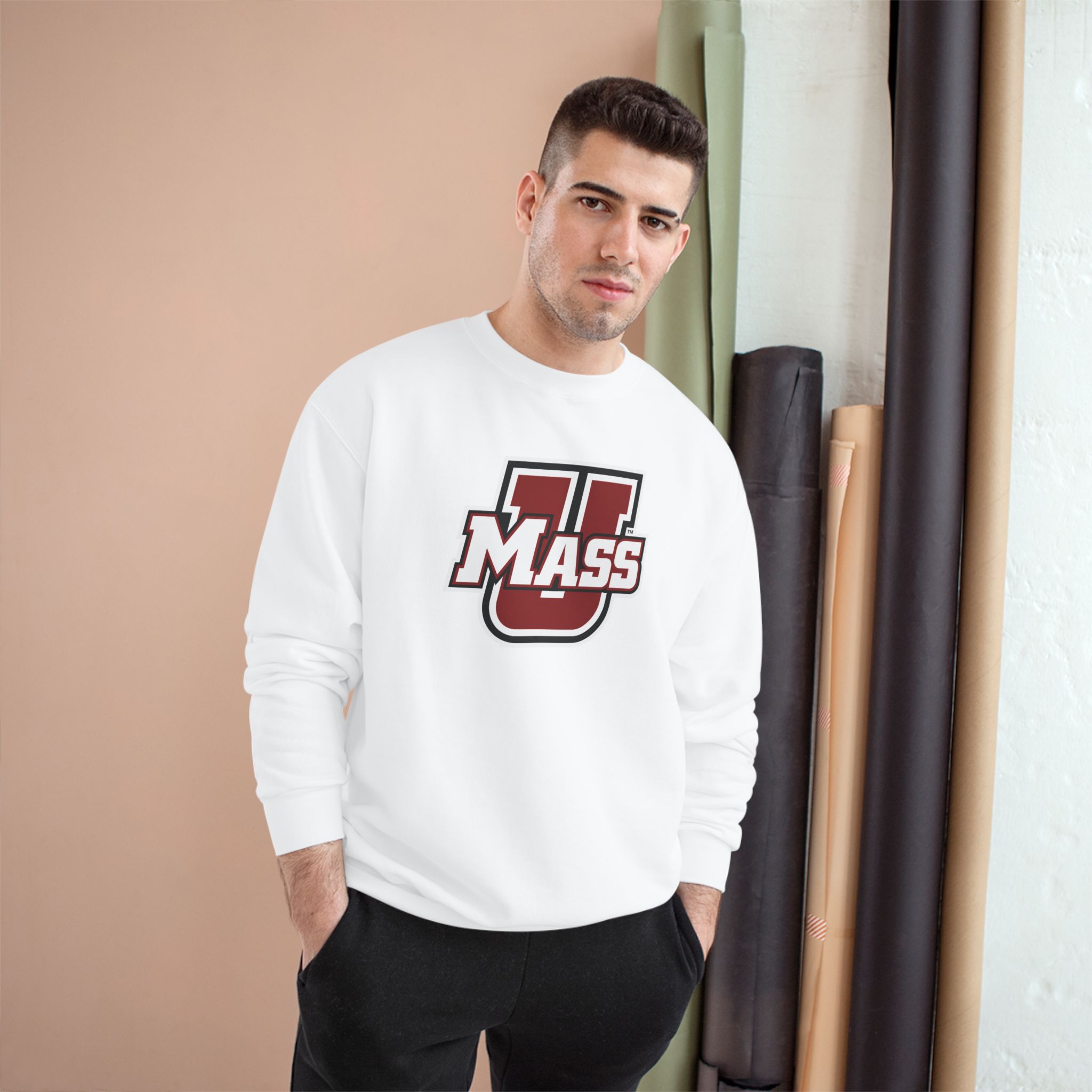 Massachusetts Minutemen Exclusive NCAA Collection Champion Sweatshirt - Image 3