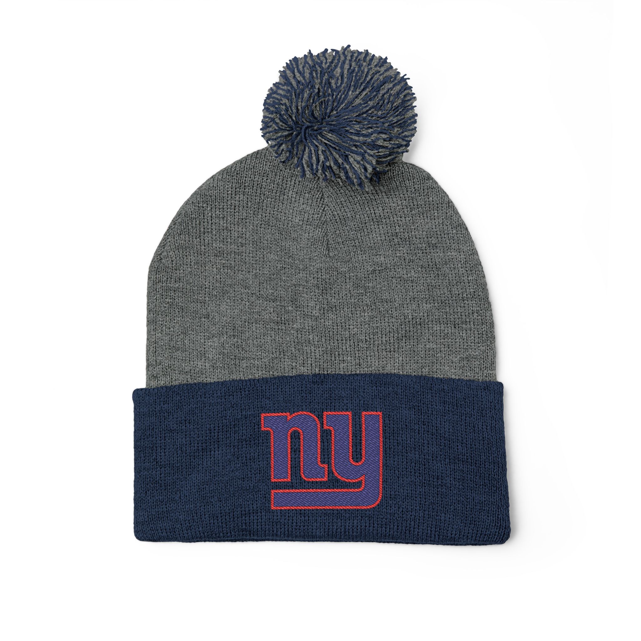 New York Giants Pom-Pom Knit Cap (Embroidery) - Image 15