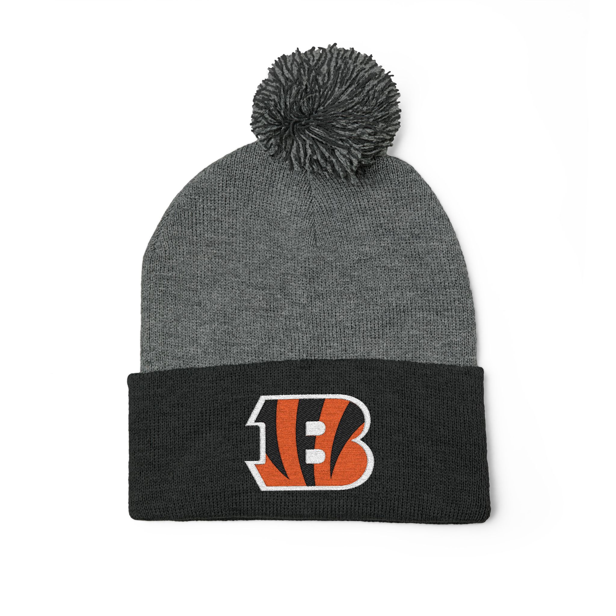 Cincinnati Bengals Pom-Pom Knit Cap (Embroidery) - Image 3