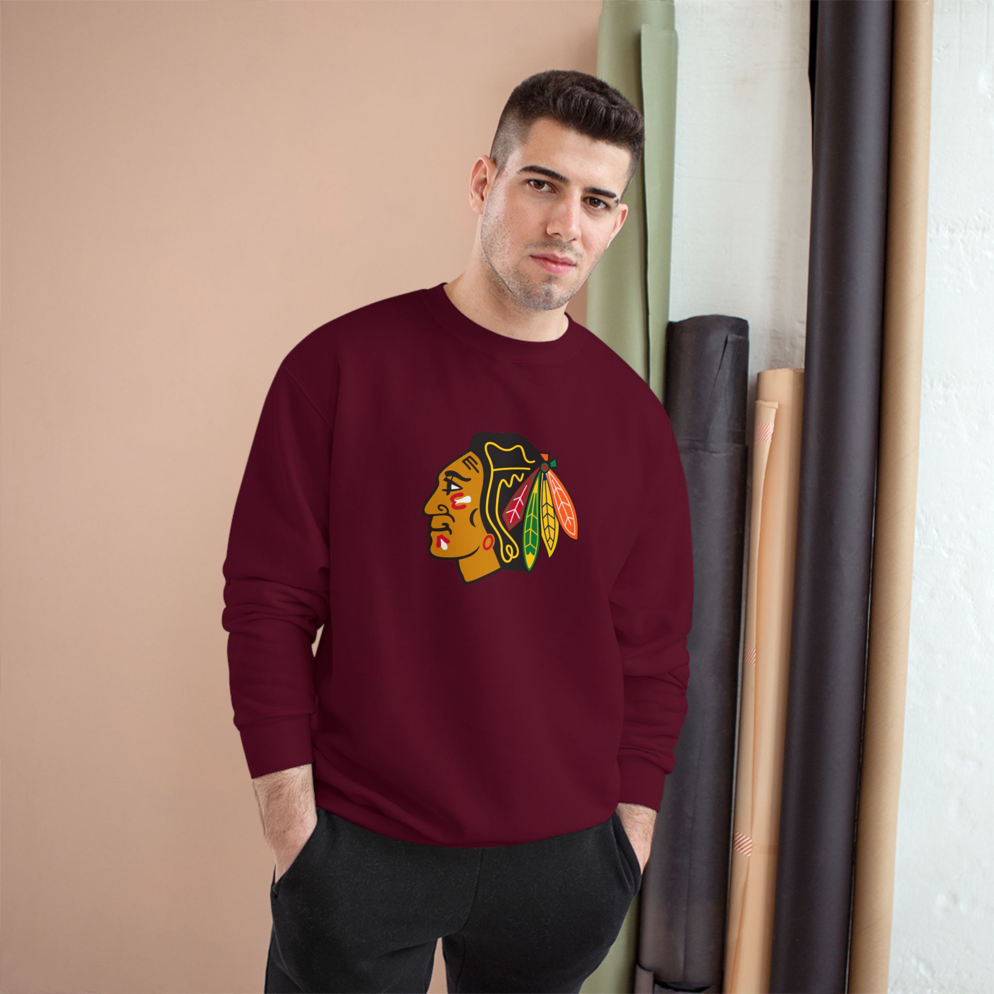 Chicago Blackhawks Champion Sweatshirt - Image 19