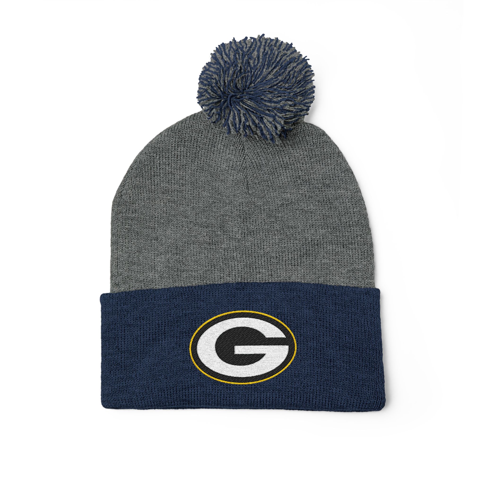 Green Bay Packers Pom-Pom Knit Cap (Embroidery) - Image 3