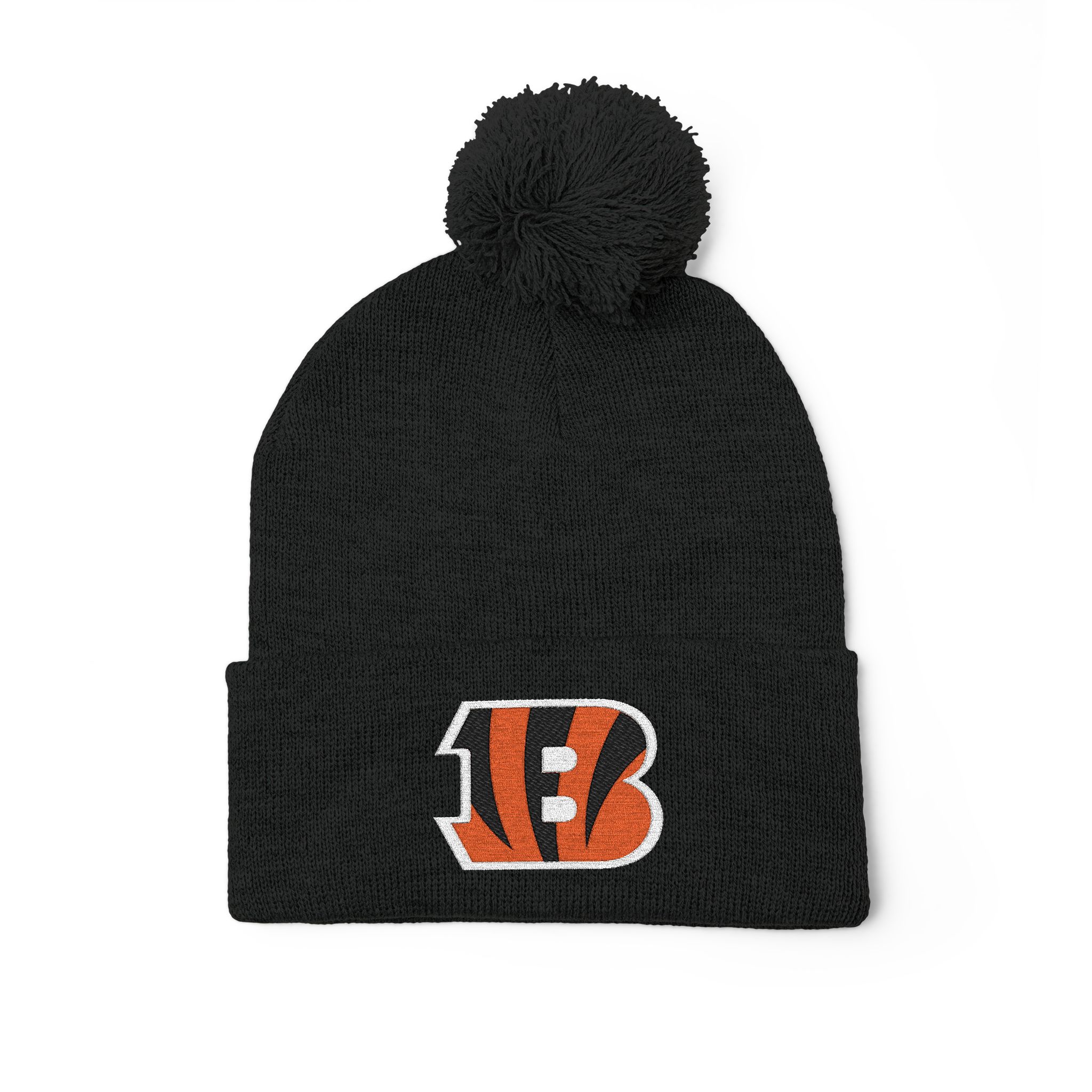 Cincinnati Bengals Pom-Pom Knit Cap (Embroidery) - Image 15