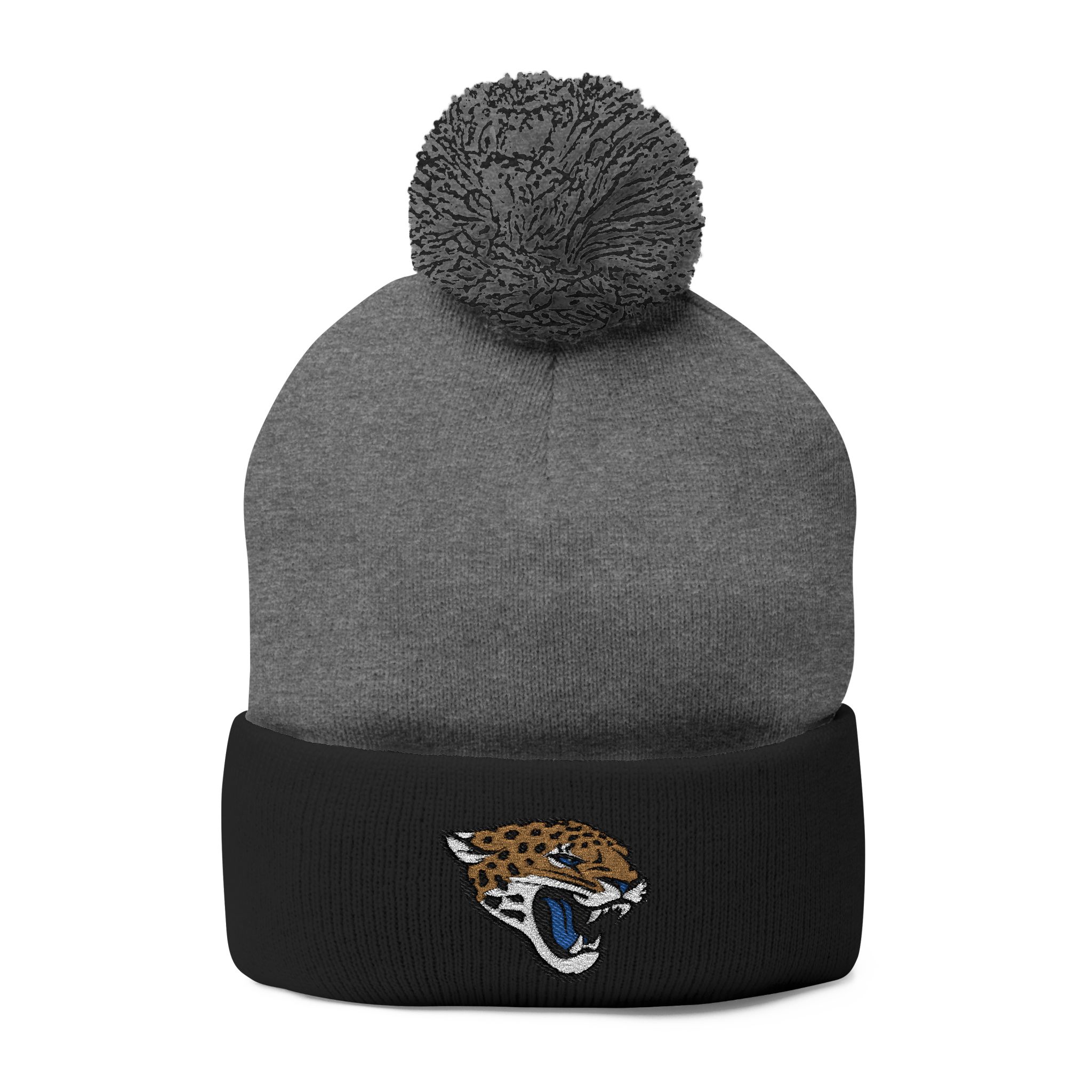 Jacksonville Jaguars Pom-Pom Knit Cap (Embroidery)