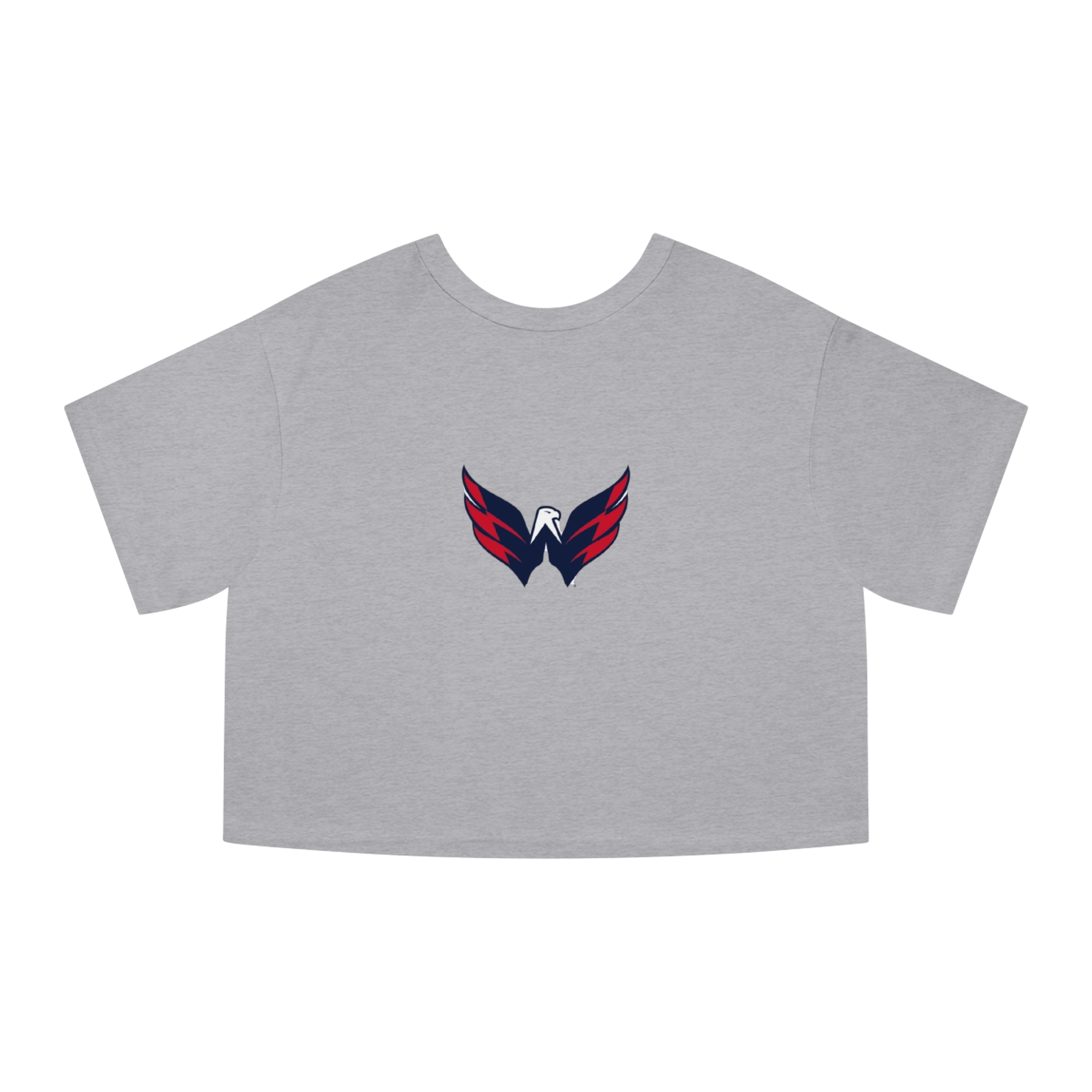 Washington Capitals Champion Women's Heritage Cropped T-Shirt - Image 8