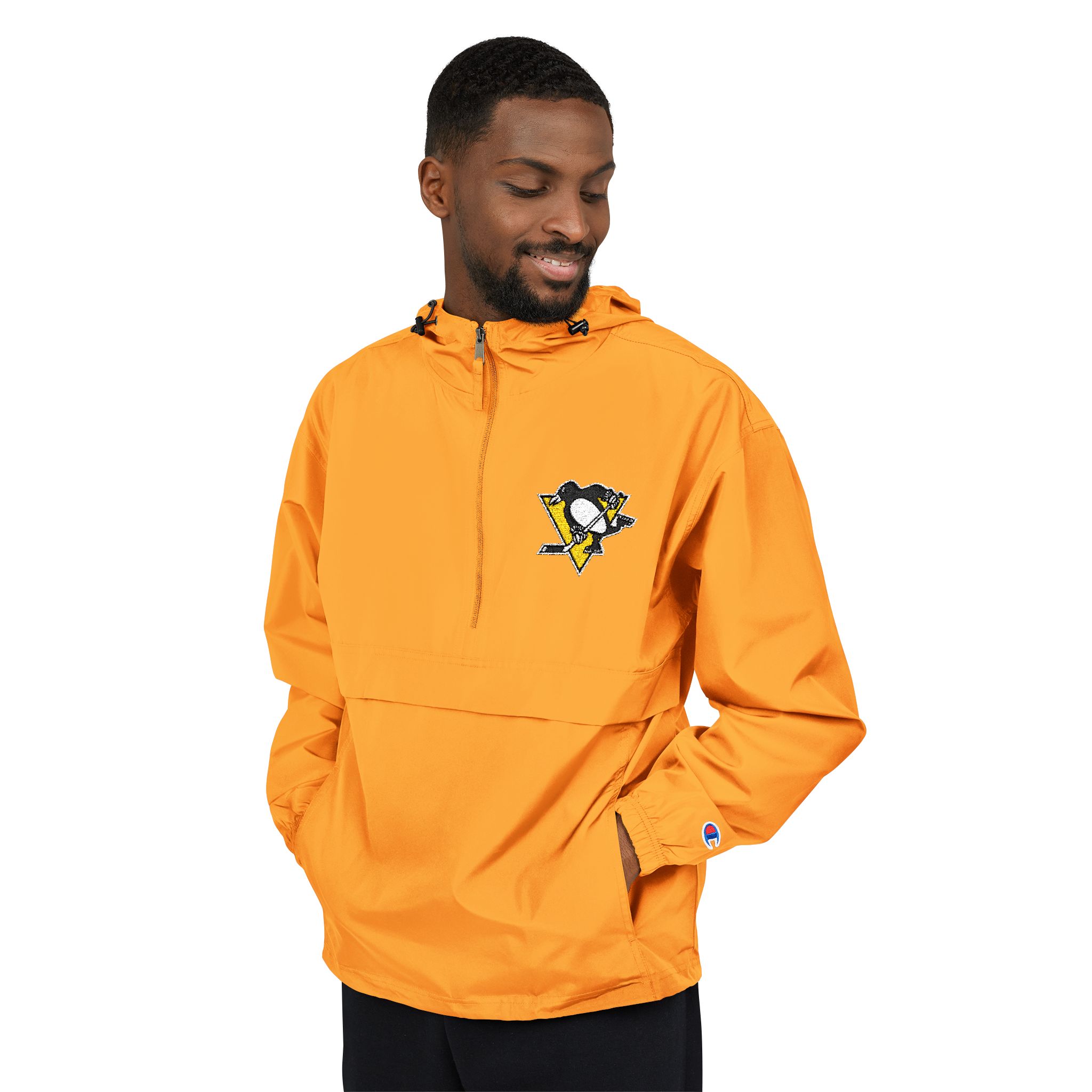 Pittsburgh Penguins Champion Unisex Packable Anorak Jacket - Image 7