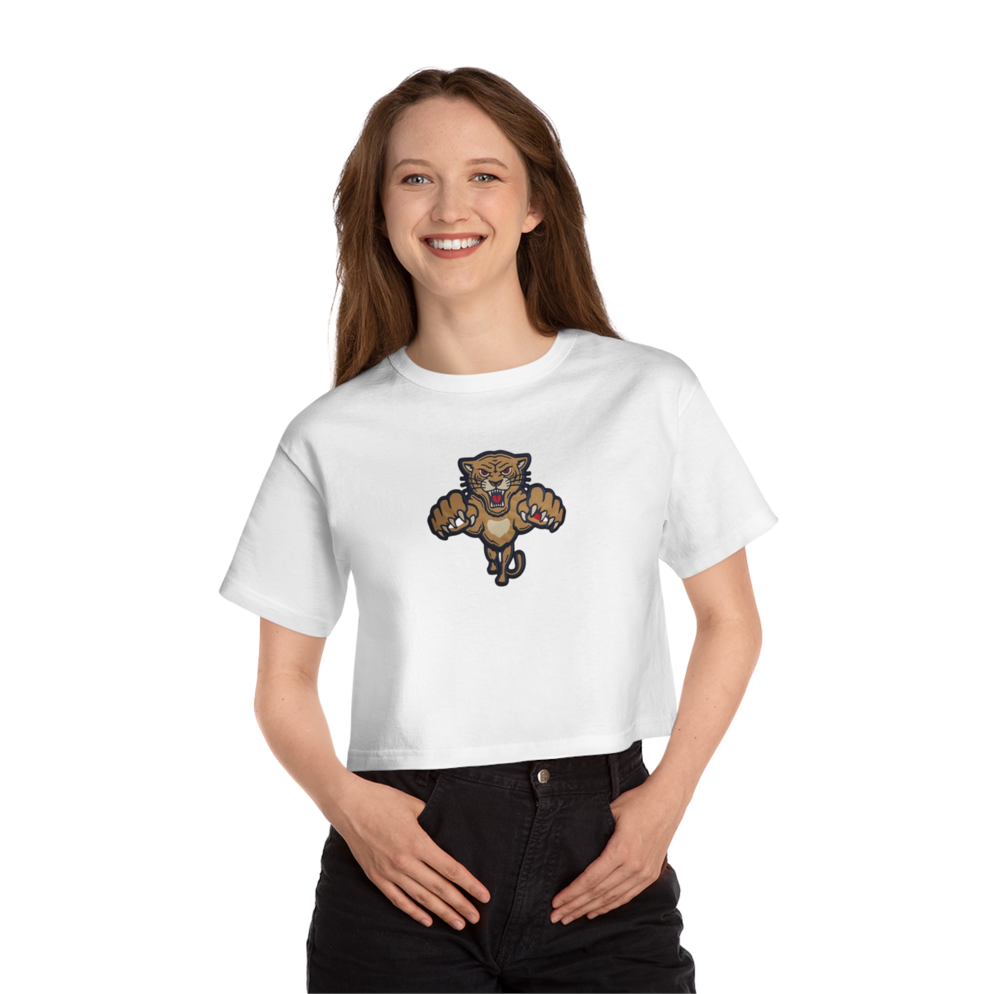 Florida Panthers 2026 NHL Winter Classic Champion Women's Heritage Cropped T-Shirt - Image 9