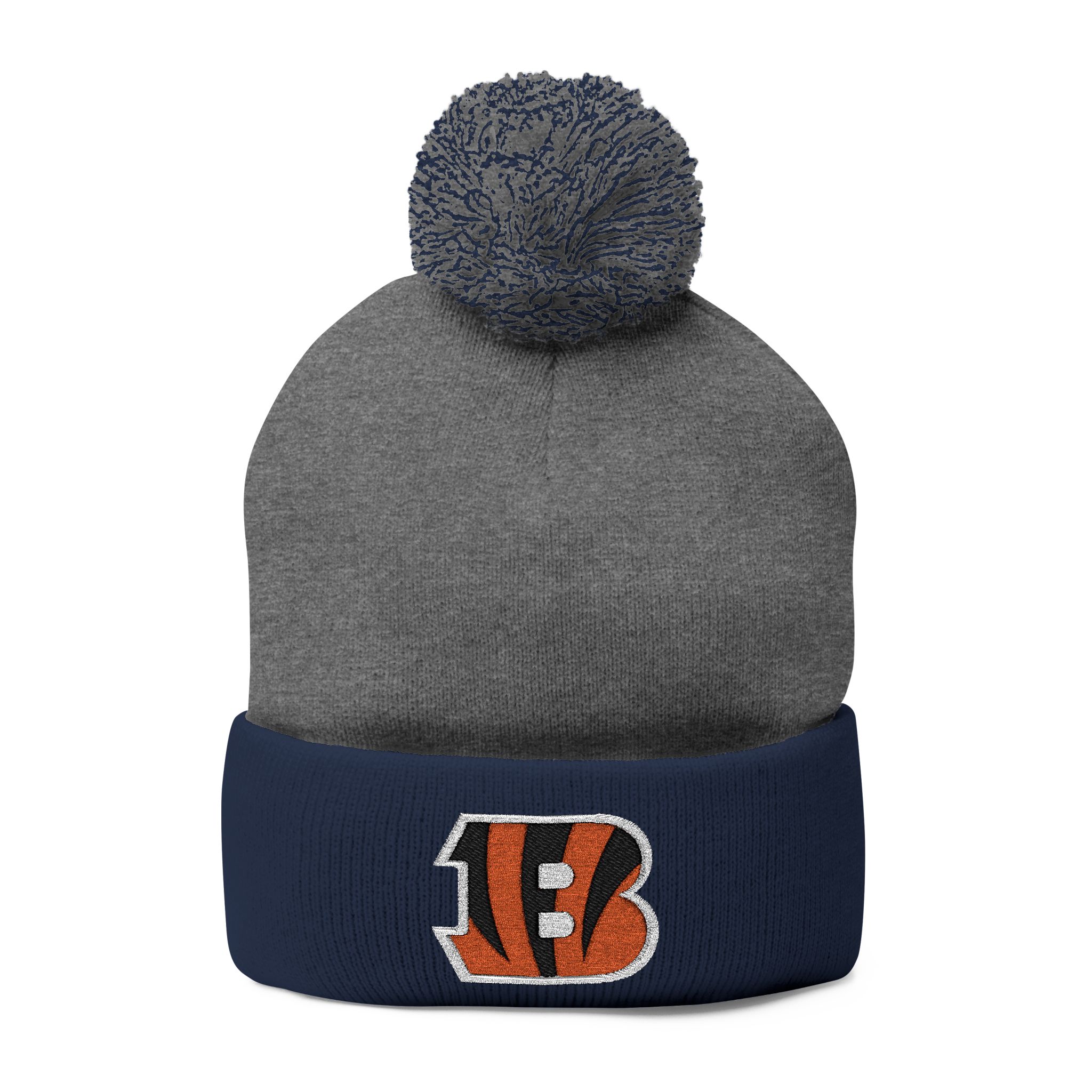 Cincinnati Bengals Pom-Pom Knit Cap (Embroidery) - Image 5