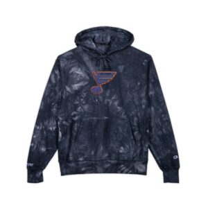 St. Louis Blues Unisex Champion Tie-Dye Hoodie (Embroidery)