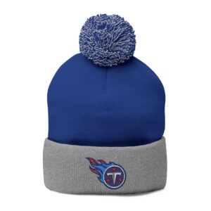 Tennessee Titans Pom-Pom Knit Cap (Embroidery)