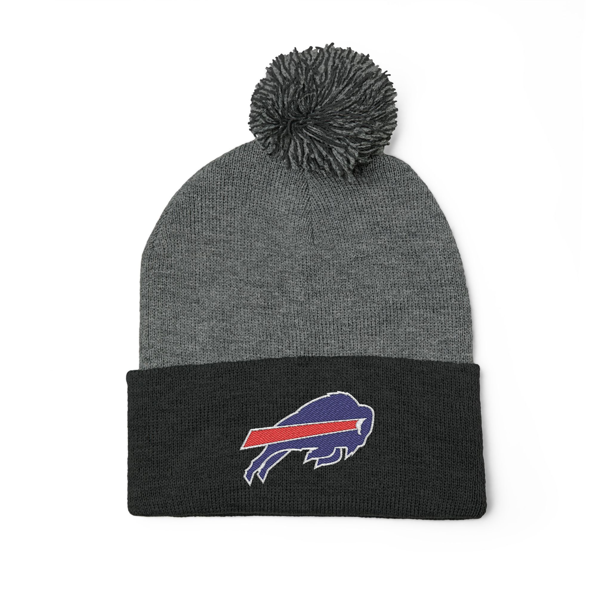 Buffalo Bills Pom-Pom Knit Cap (Embroidery) - Image 7