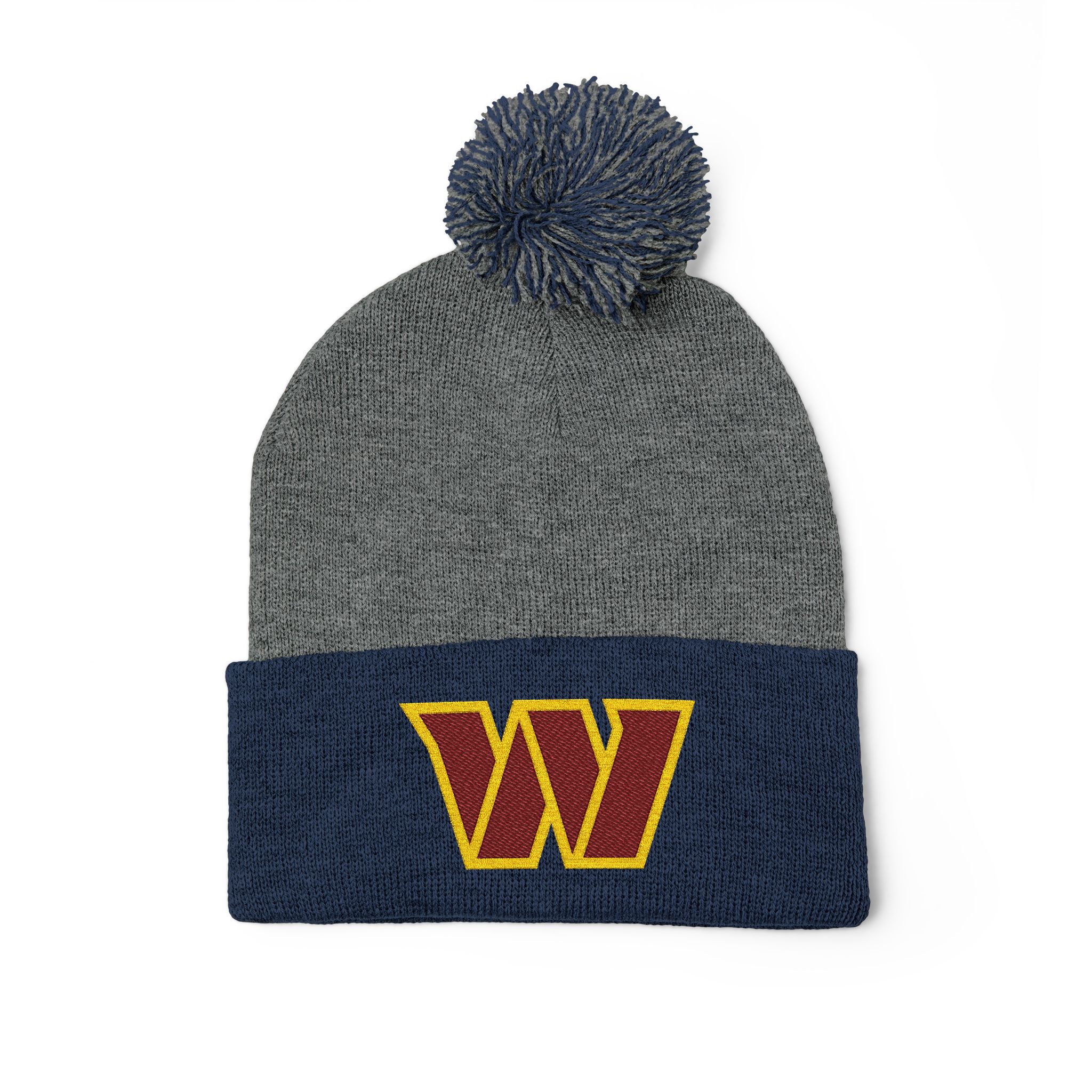Washington Commanders Pom-Pom Knit Cap (Embroidery) - Image 11