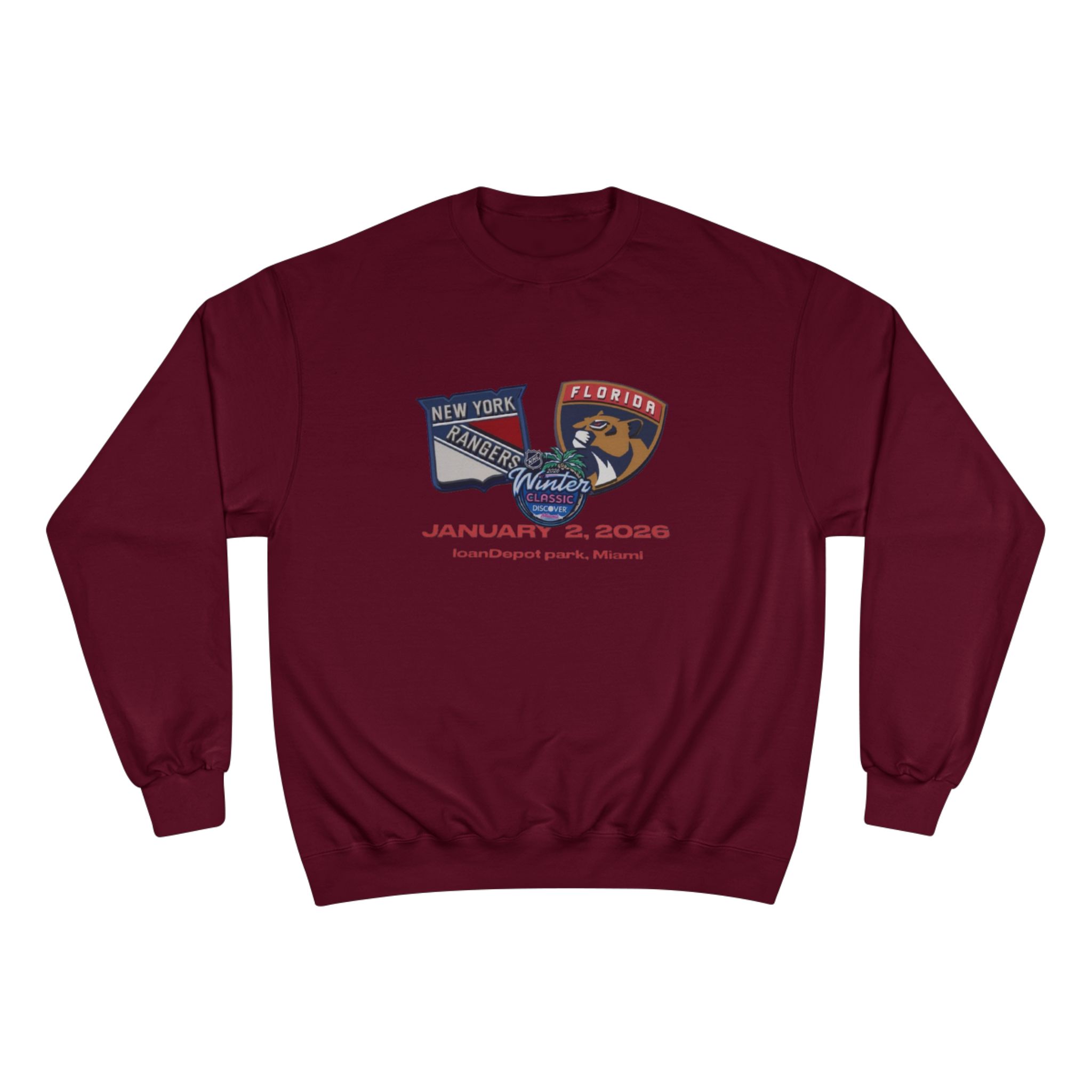 Florida Panthers vs New York Rangers 2026 NHL Winter Classic 2026 NHL Winter Classic Champion Sweatshirt - Image 21