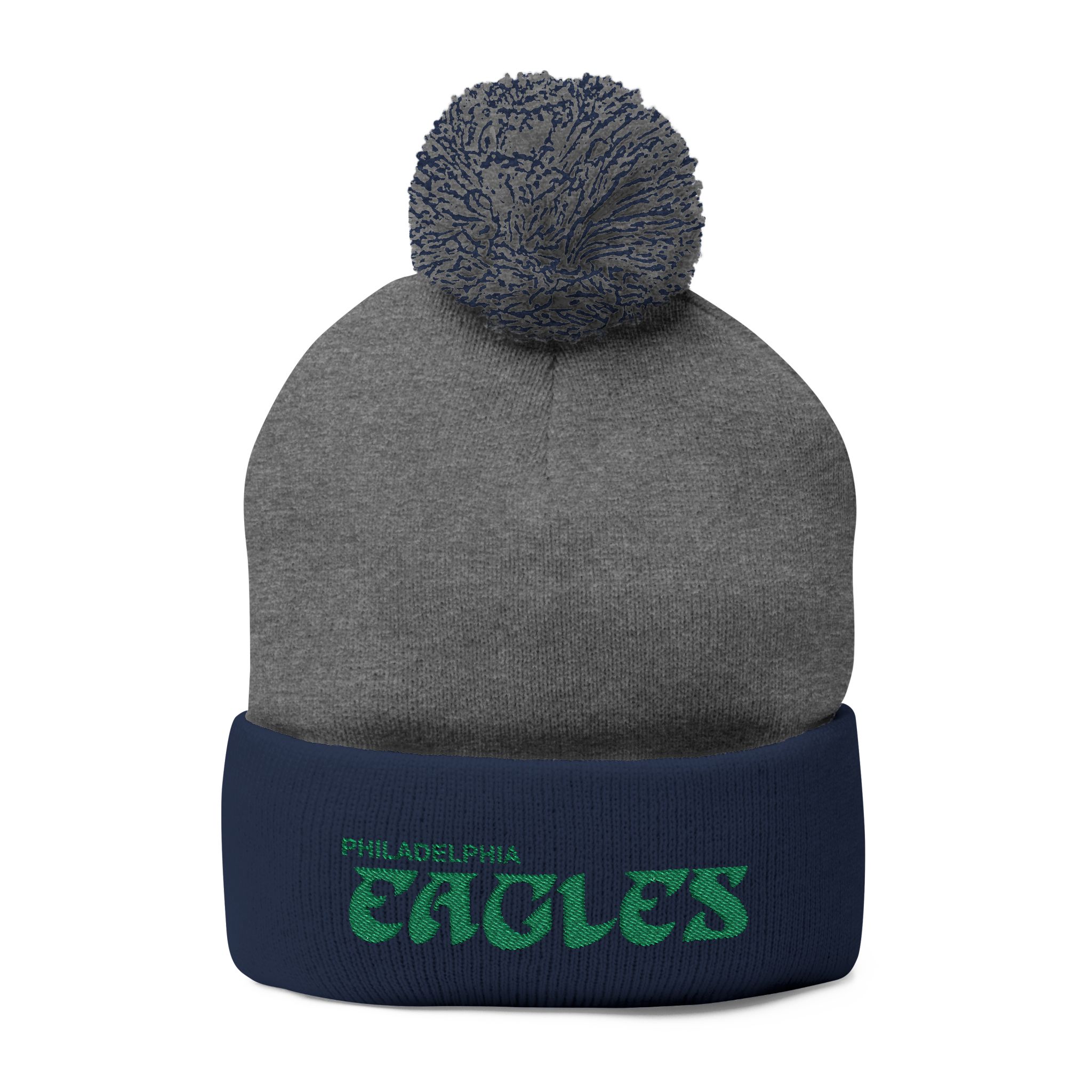 Philadelphia Eagles Pom-Pom Knit Cap (Embroidery) - Image 5