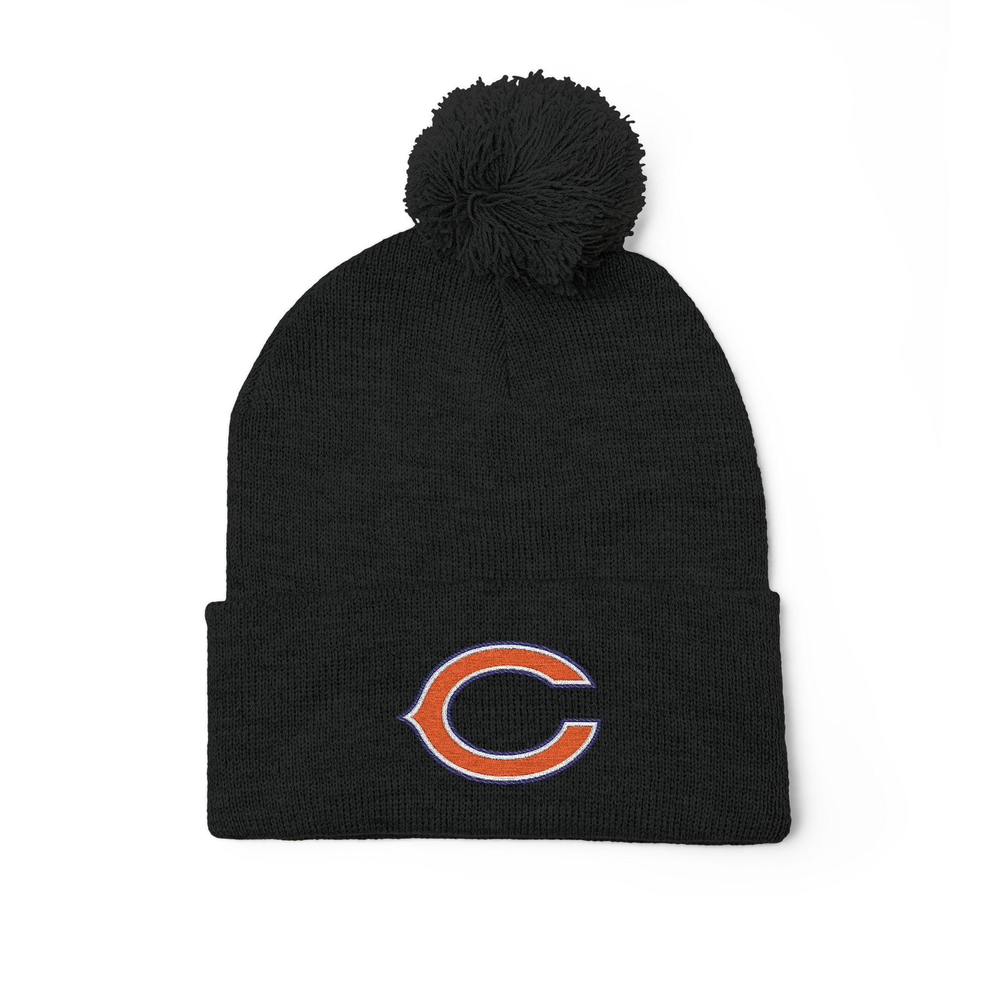Chicago Bears Pom-Pom Knit Cap (Embroidery) - Image 11
