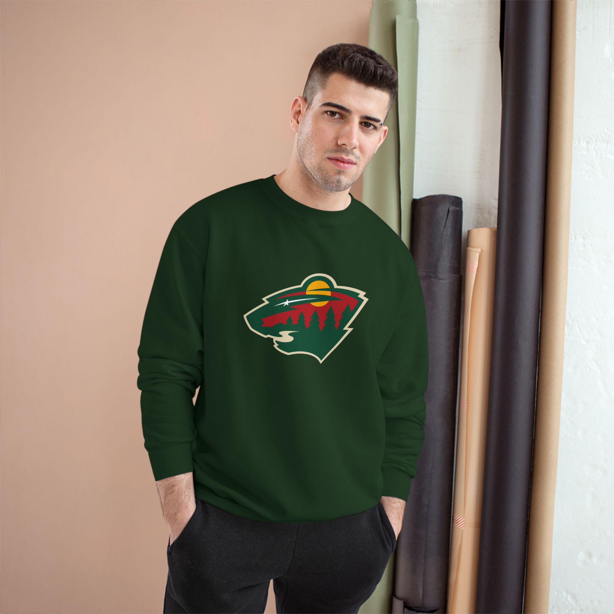 Minnesota Wild Champion Sweatshirt - Image 3