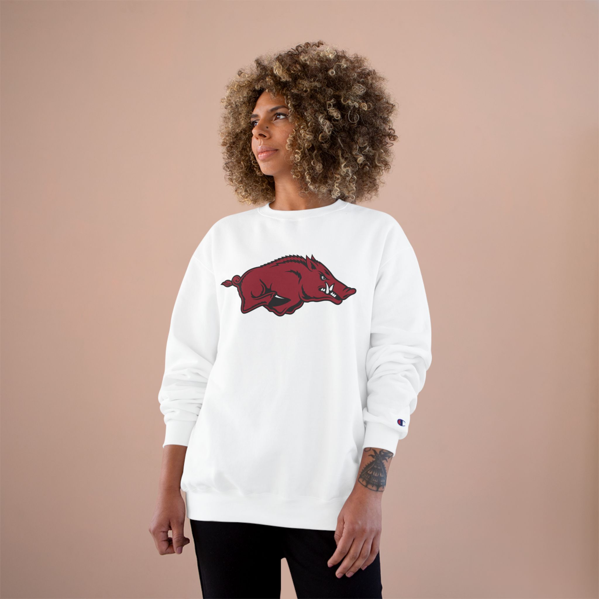 Arkansas Razorbacks Exclusive NCAA Collection Champion Sweatshirt - Image 4