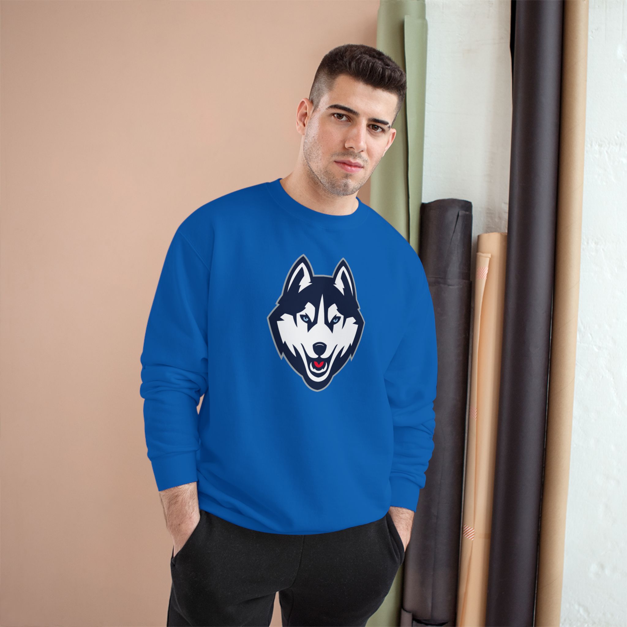 University of Connecticut Huskies Exclusive NCAA Collection Champion Sweatshirt - Image 15