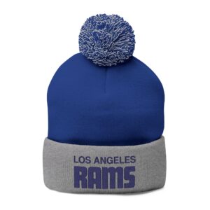 Los Angeles Rams Pom-Pom Knit Cap (Embroidery)
