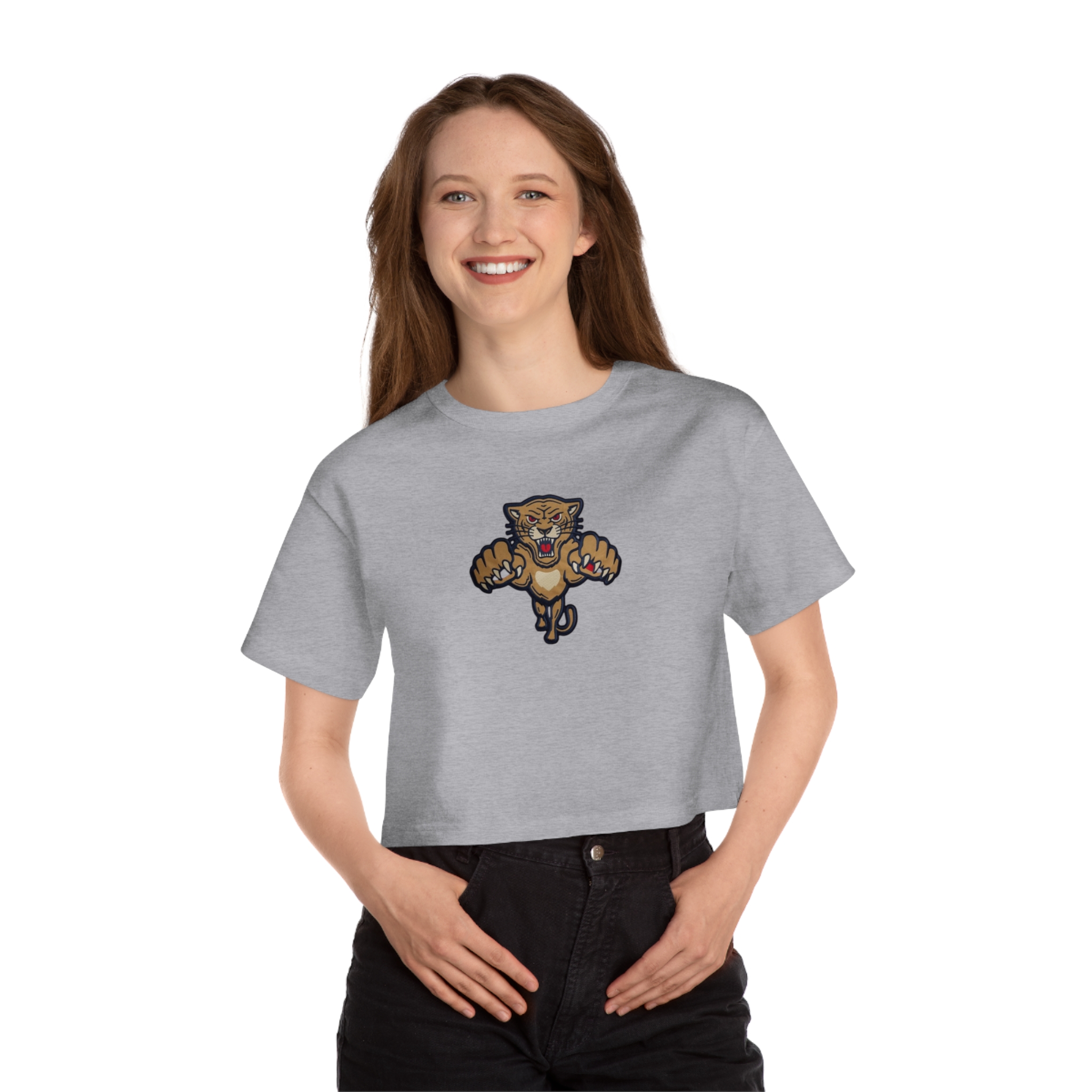 Florida Panthers 2026 NHL Winter Classic Champion Women's Heritage Cropped T-Shirt - Image 12