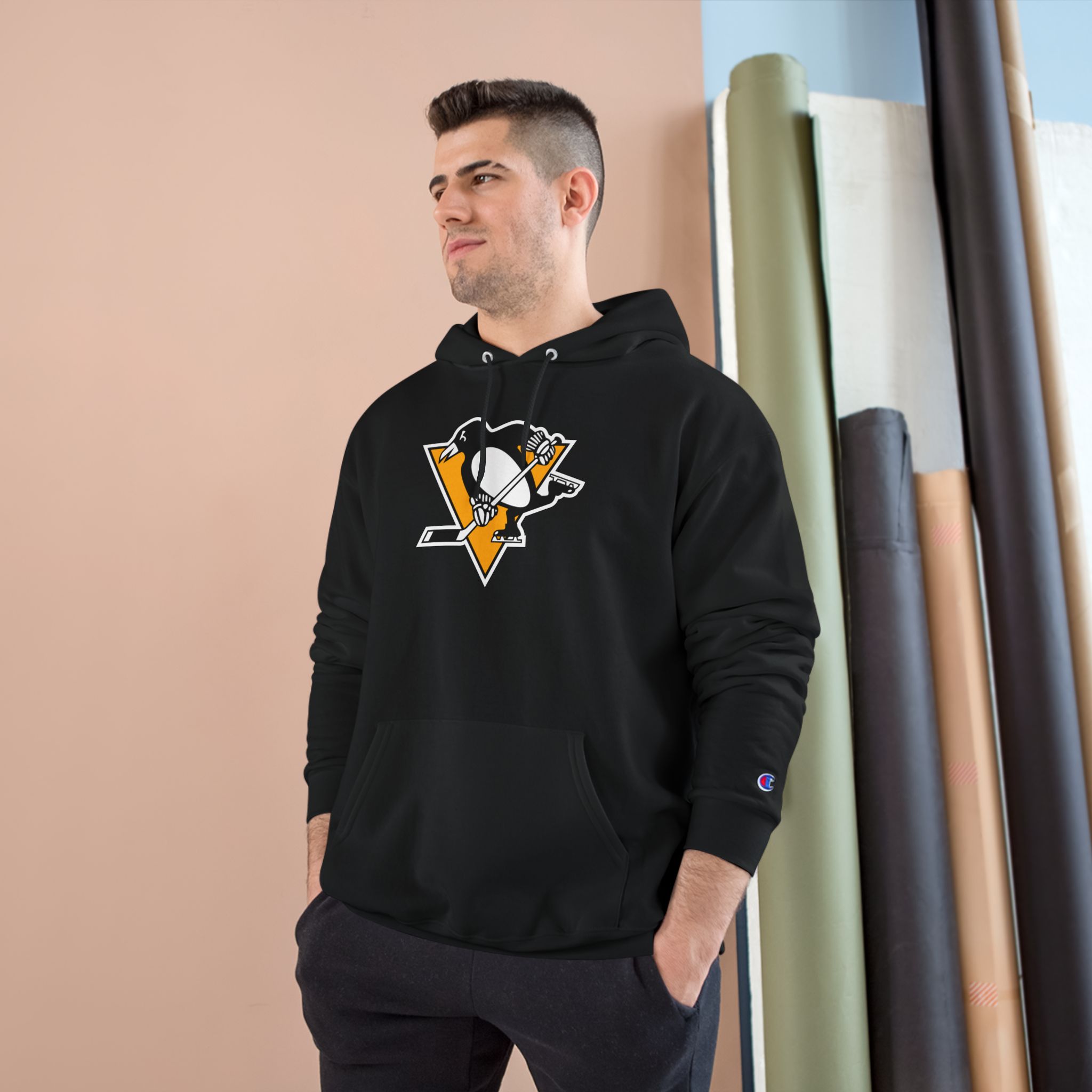 Pittsburgh Penguins Champion Hoodie - Image 3