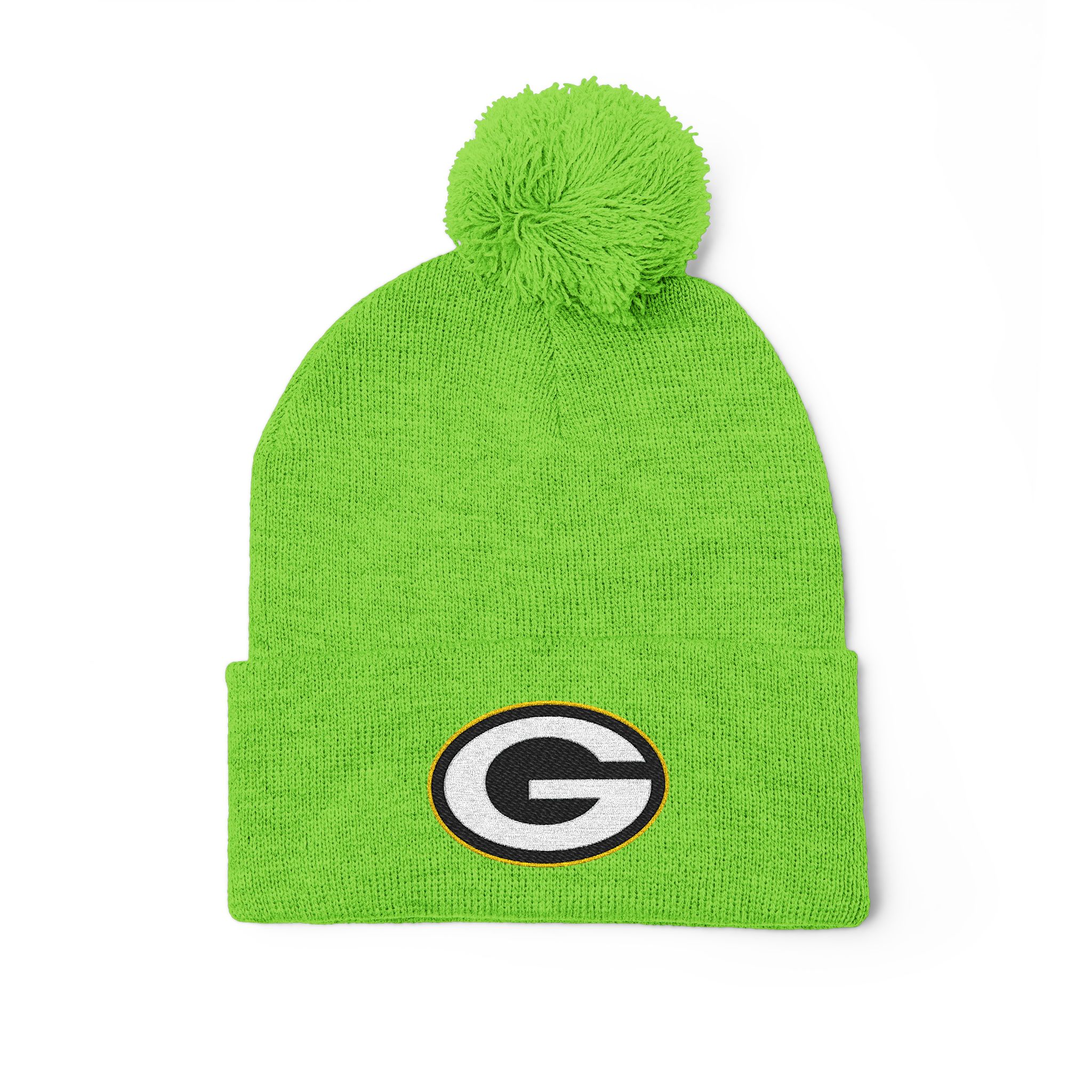 Green Bay Packers Pom-Pom Knit Cap (Embroidery) - Image 19