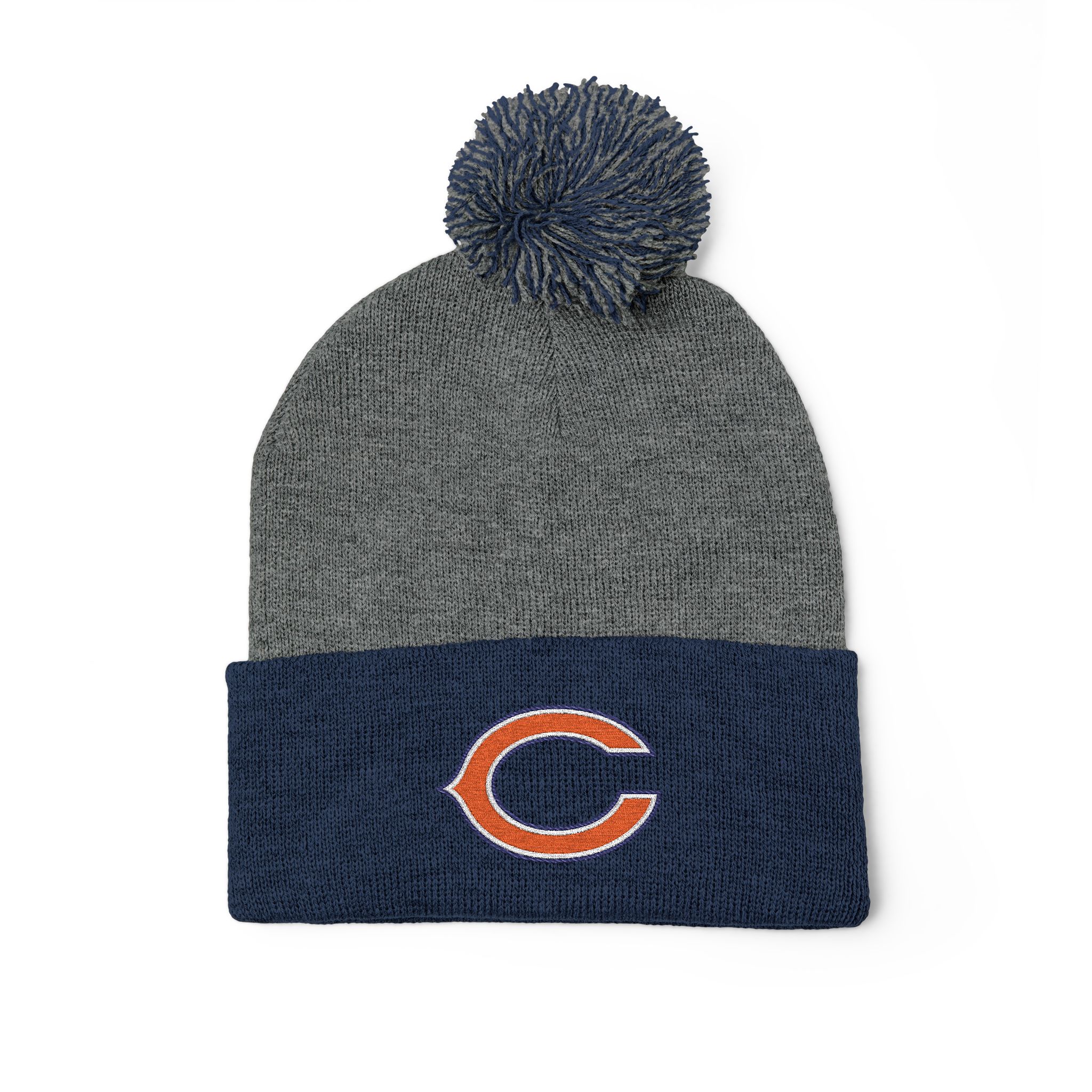Chicago Bears Pom-Pom Knit Cap (Embroidery) - Image 3