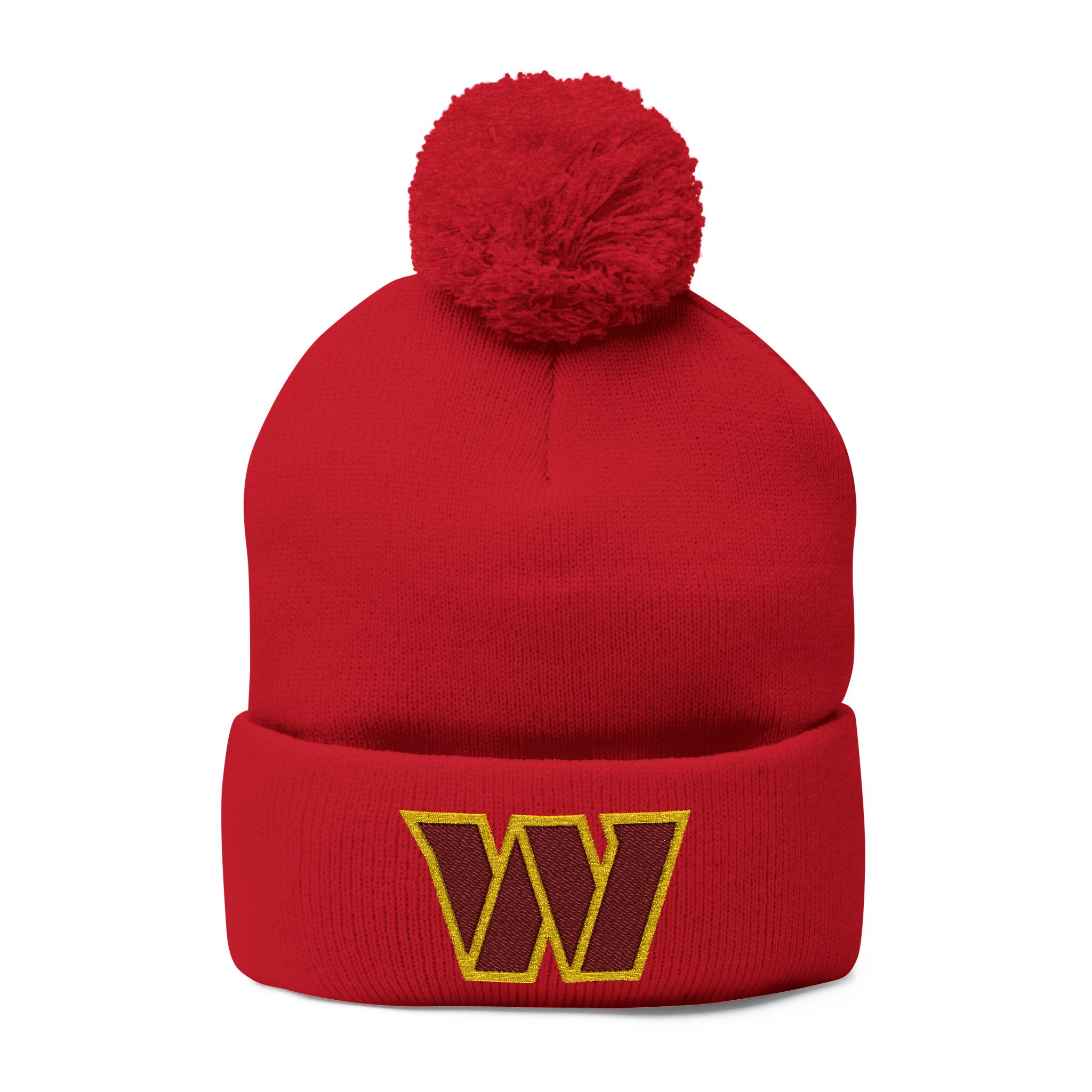 Washington Commanders Pom-Pom Knit Cap (Embroidery) - Image 13
