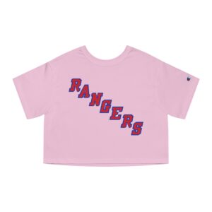 New York Rangers Champion Women's Heritage Cropped T-Shirt