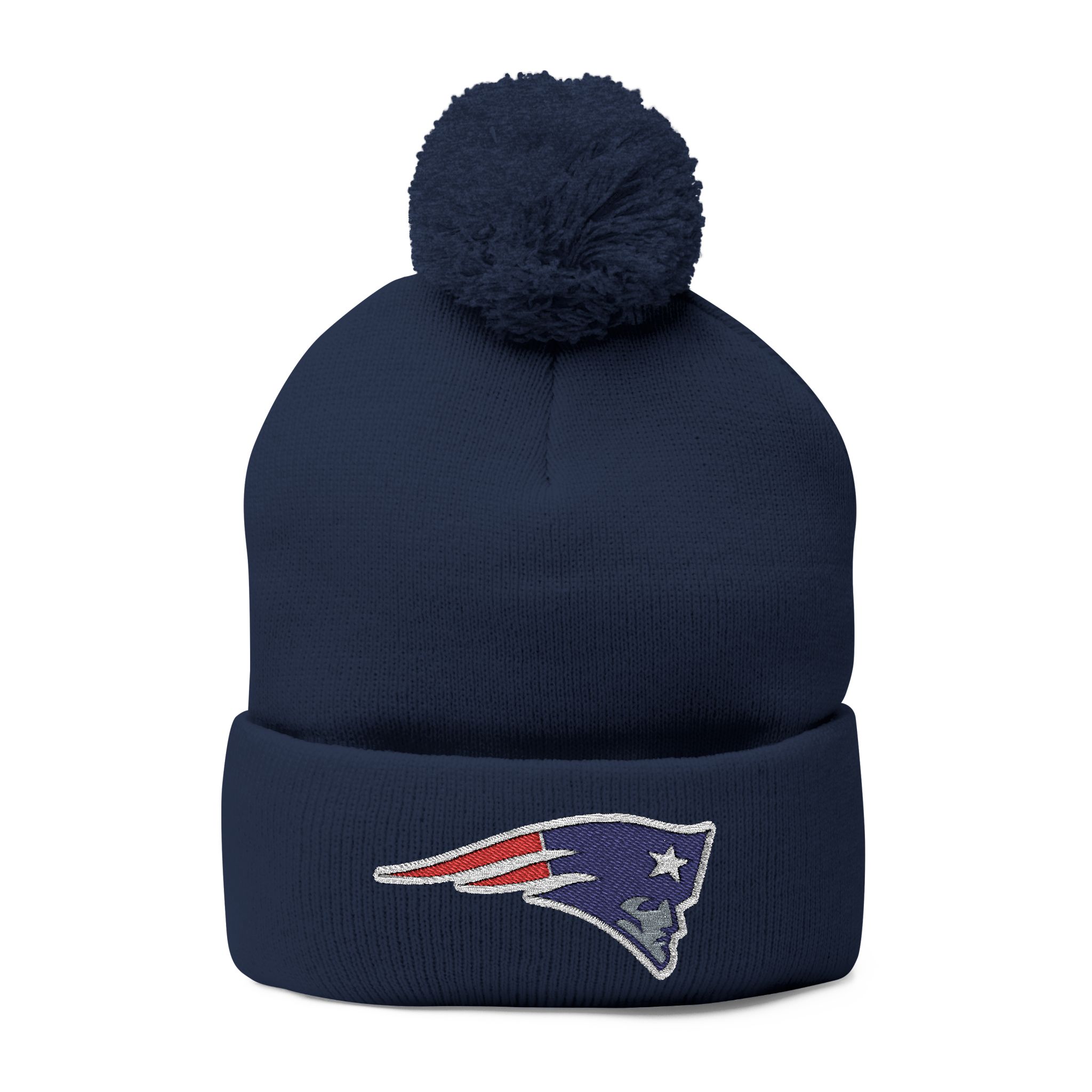 New England Patriots Pom-Pom Knit Cap (Embroidery) - Image 17