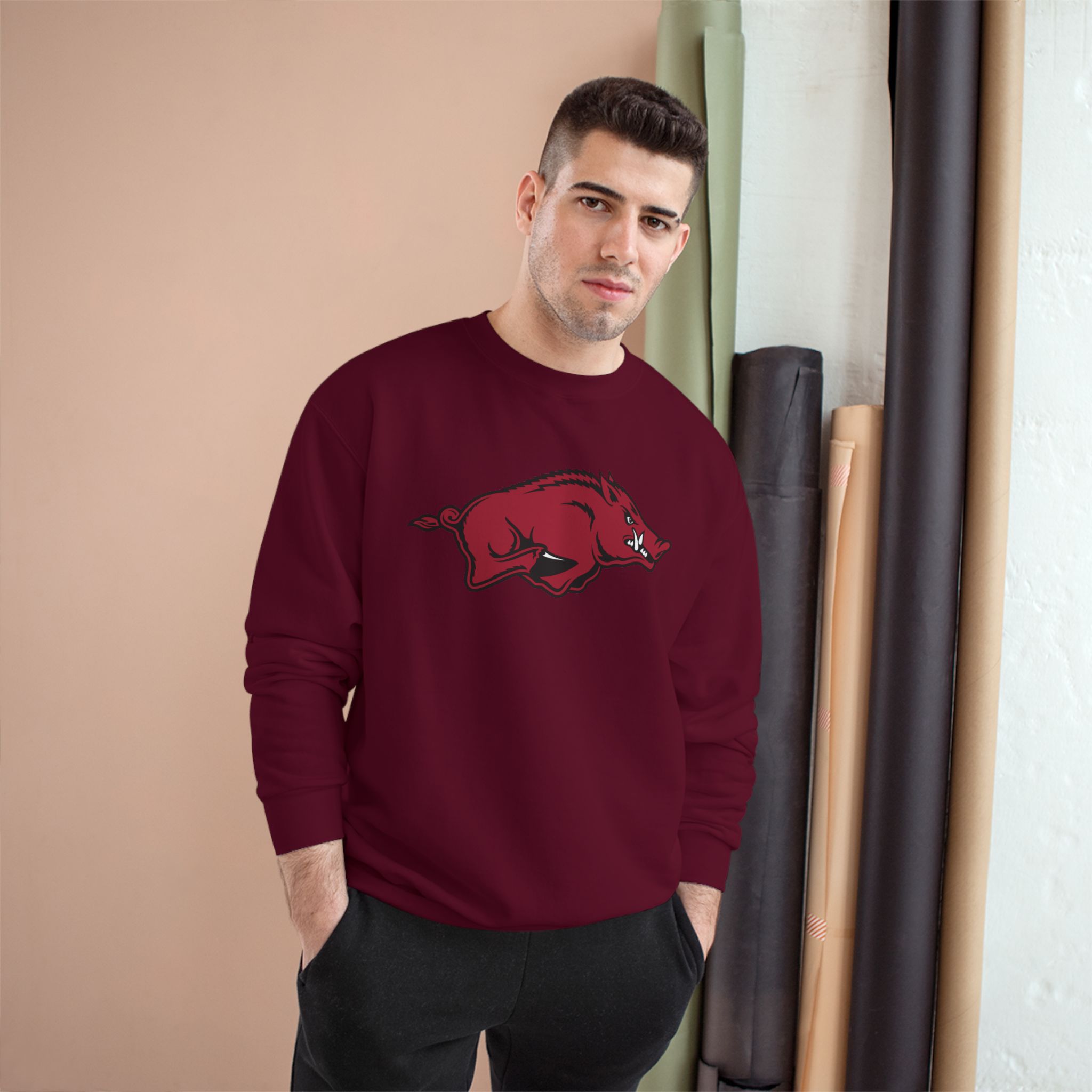 Arkansas Razorbacks Exclusive NCAA Collection Champion Sweatshirt - Image 11