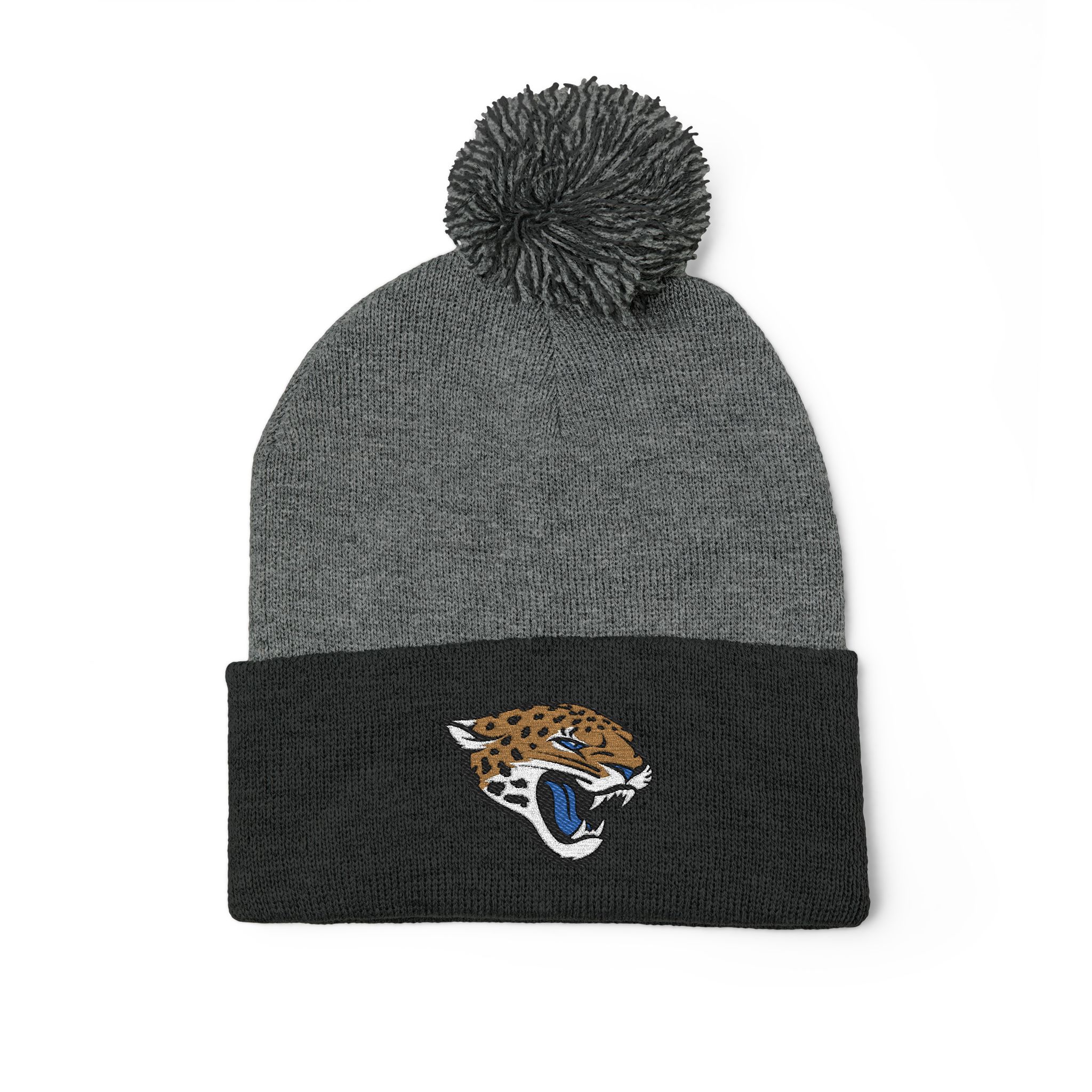 Jacksonville Jaguars Pom-Pom Knit Cap (Embroidery) - Image 3