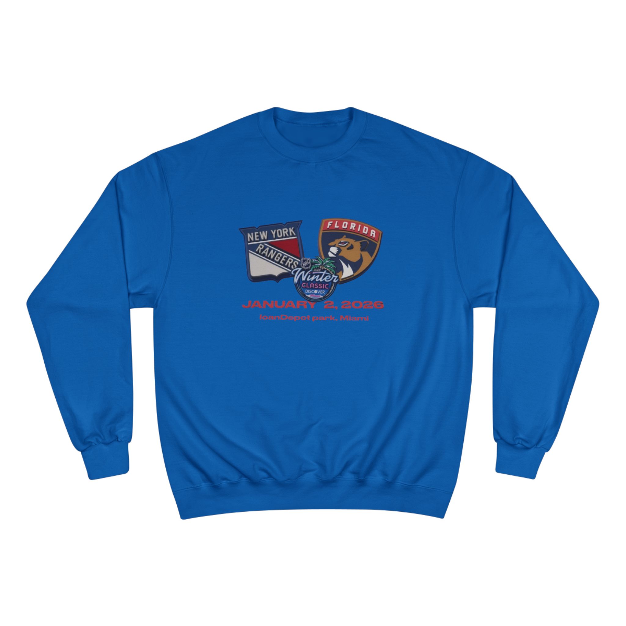 Florida Panthers vs New York Rangers 2026 NHL Winter Classic 2026 NHL Winter Classic Champion Sweatshirt - Image 25