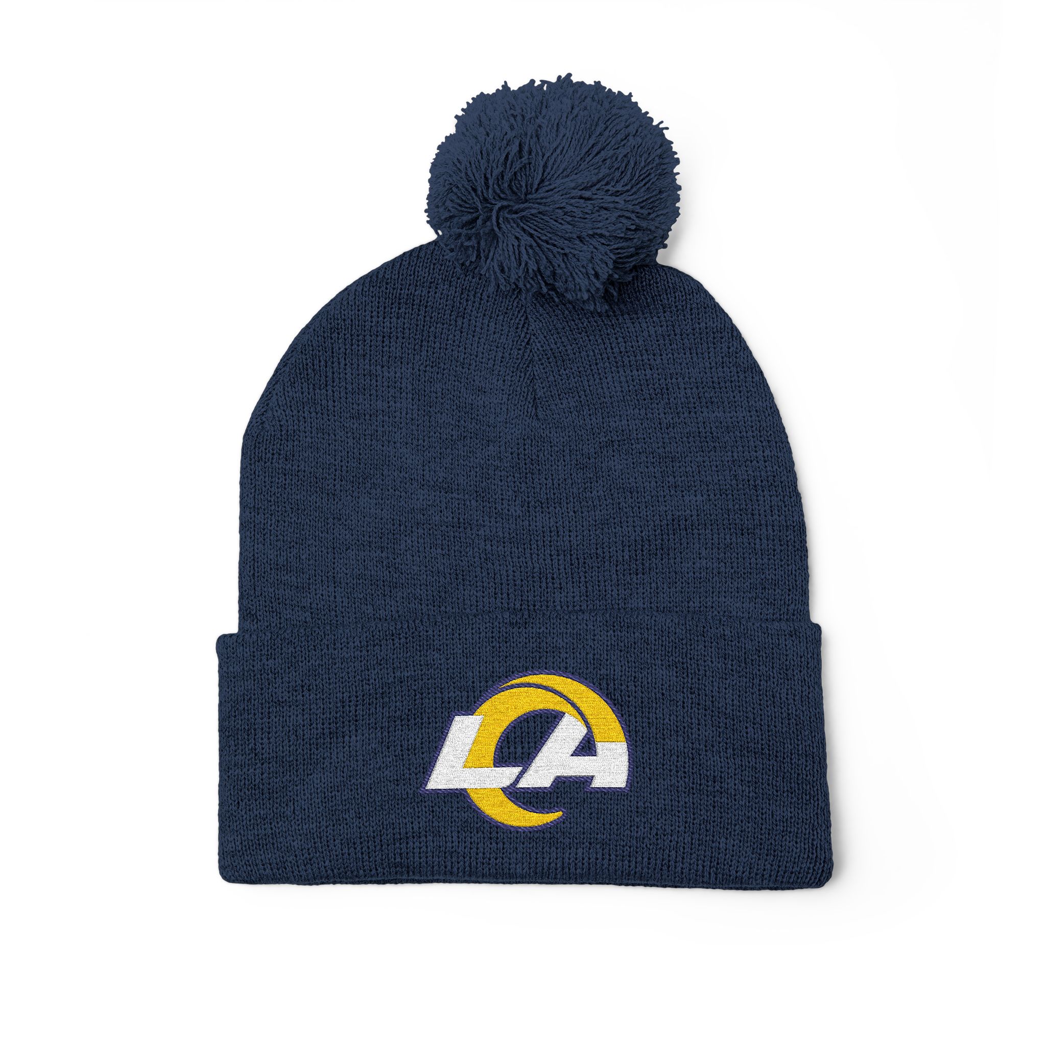 Los Angeles Rams Pom-Pom Knit Cap (Embroidery) - Image 19