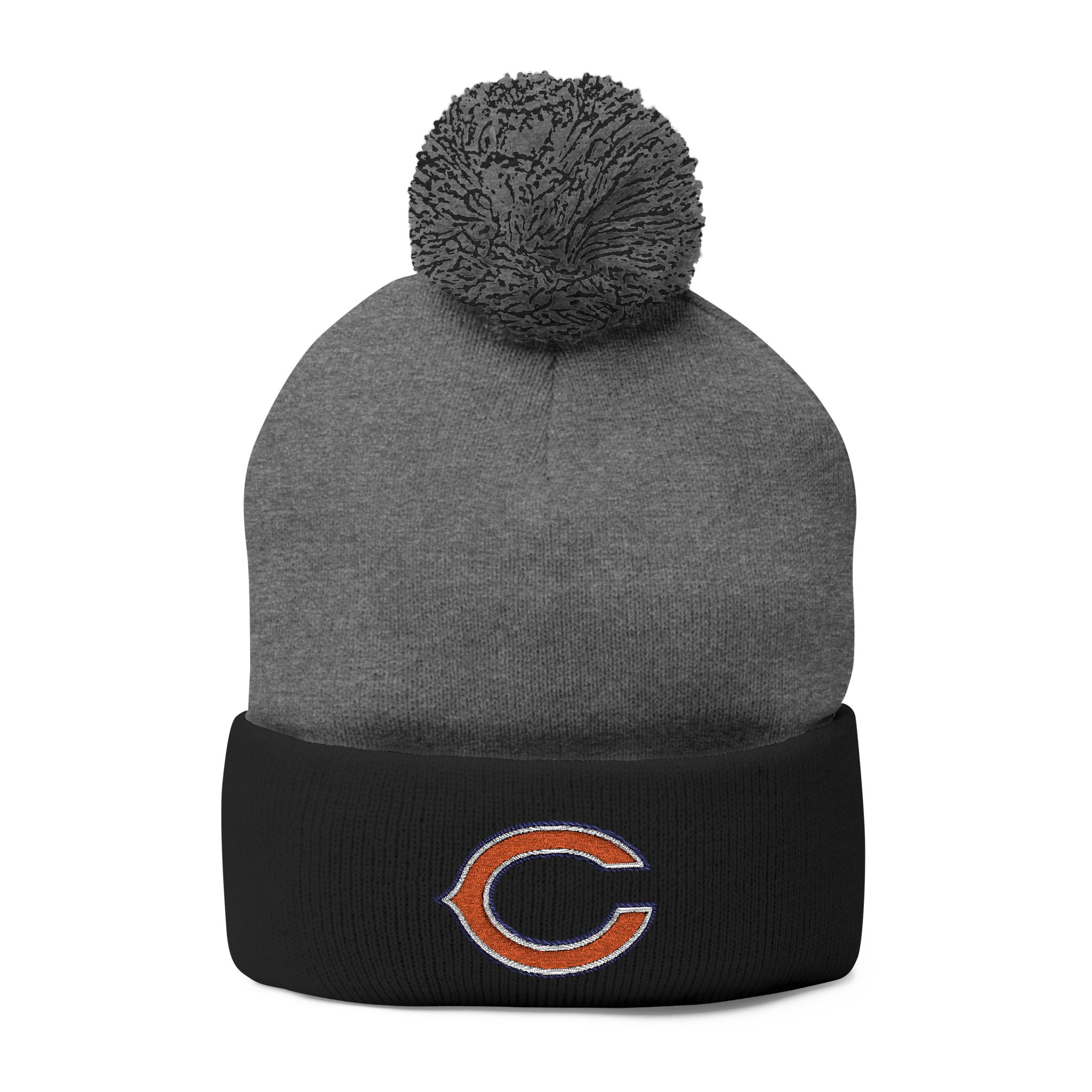 Chicago Bears Pom-Pom Knit Cap (Embroidery) - Image 5