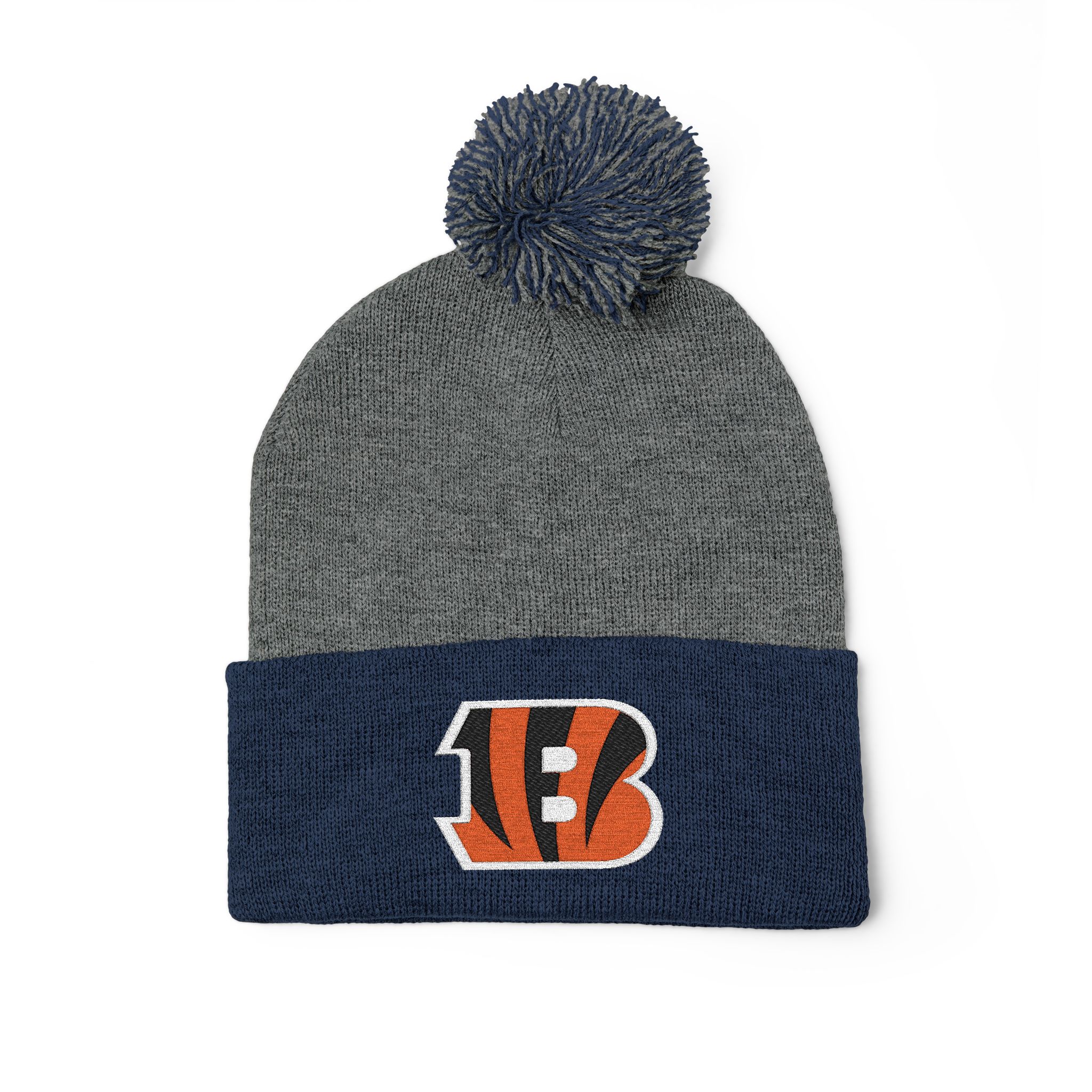 Cincinnati Bengals Pom-Pom Knit Cap (Embroidery) - Image 7