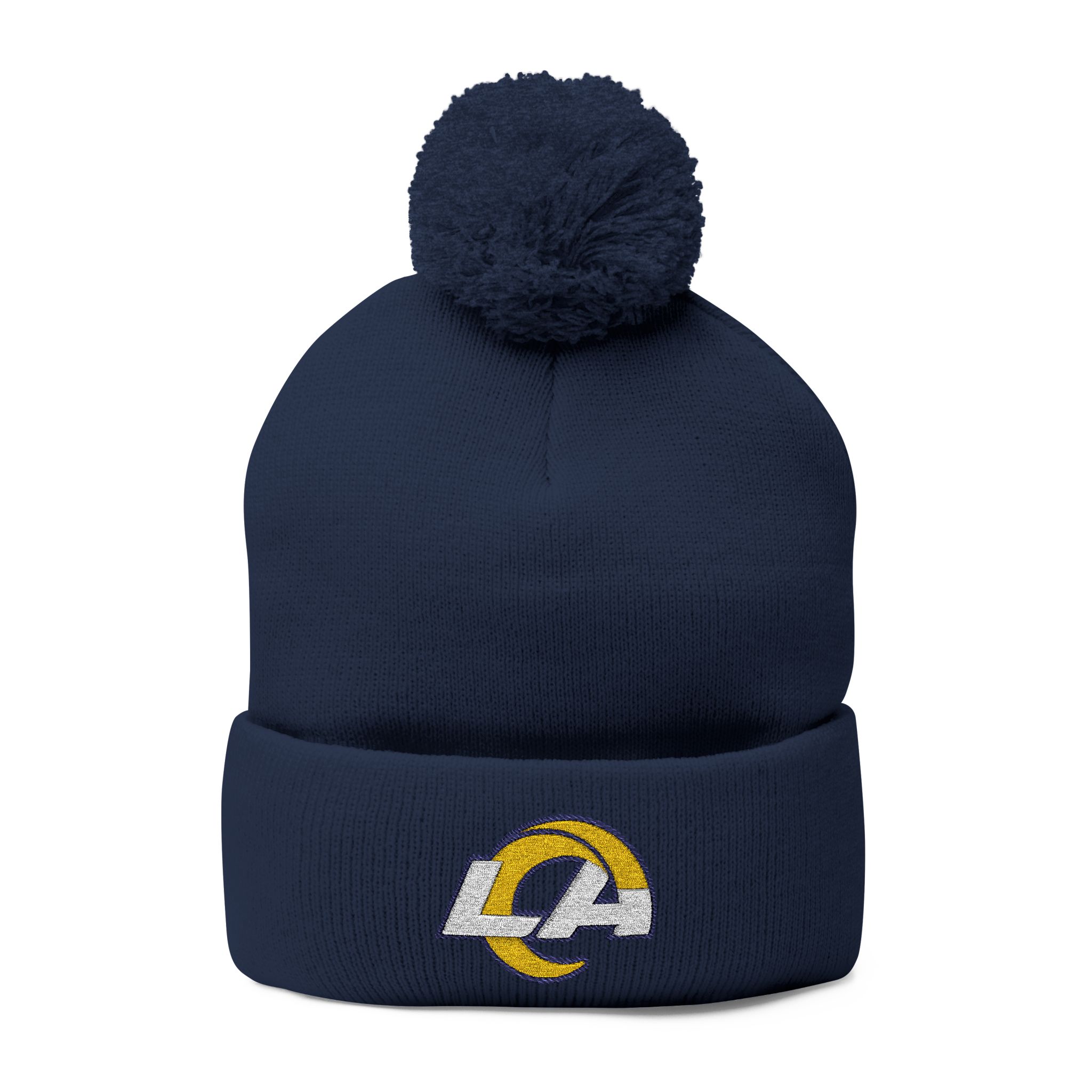 Los Angeles Rams Pom-Pom Knit Cap (Embroidery) - Image 17