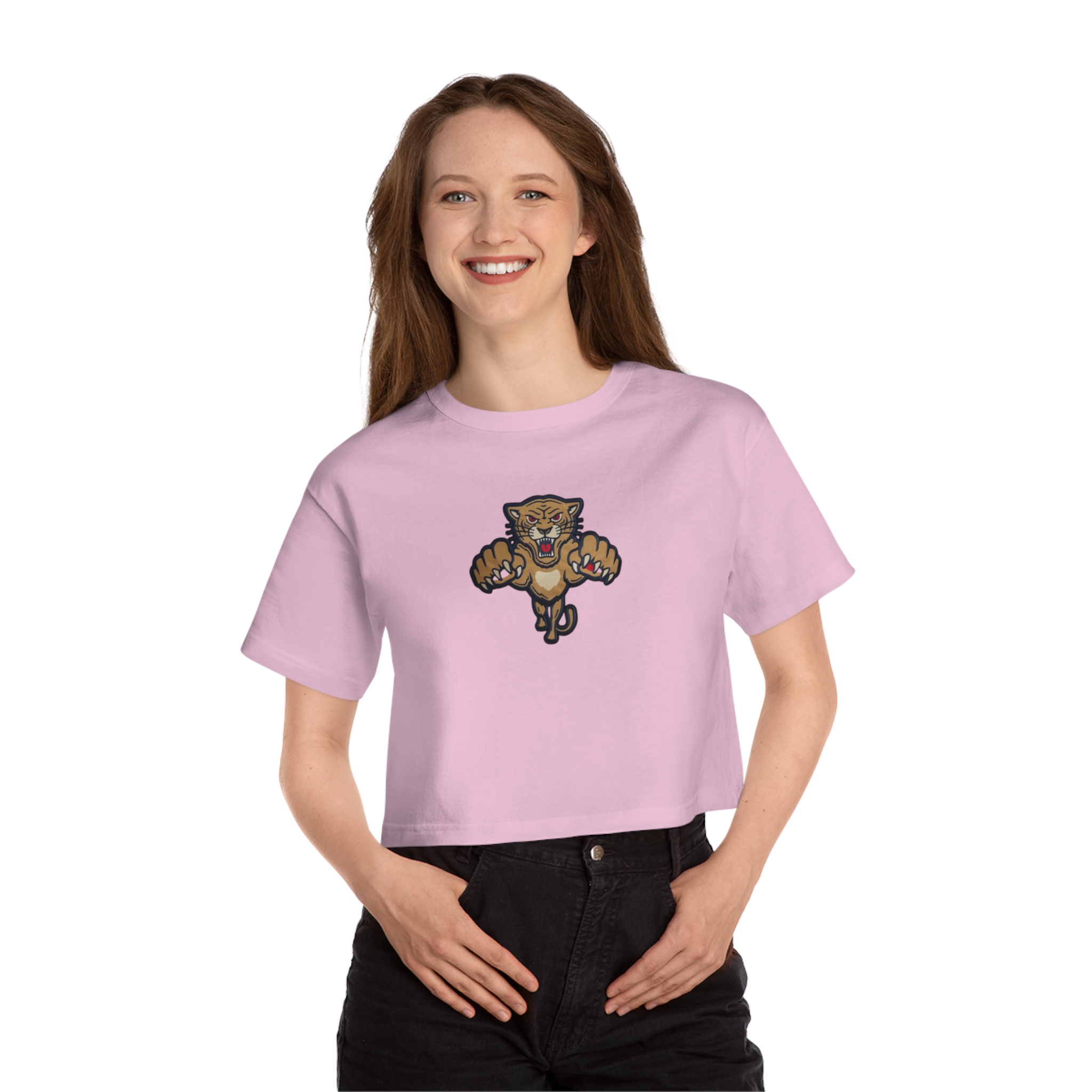 Florida Panthers 2026 NHL Winter Classic Champion Women's Heritage Cropped T-Shirt - Image 6