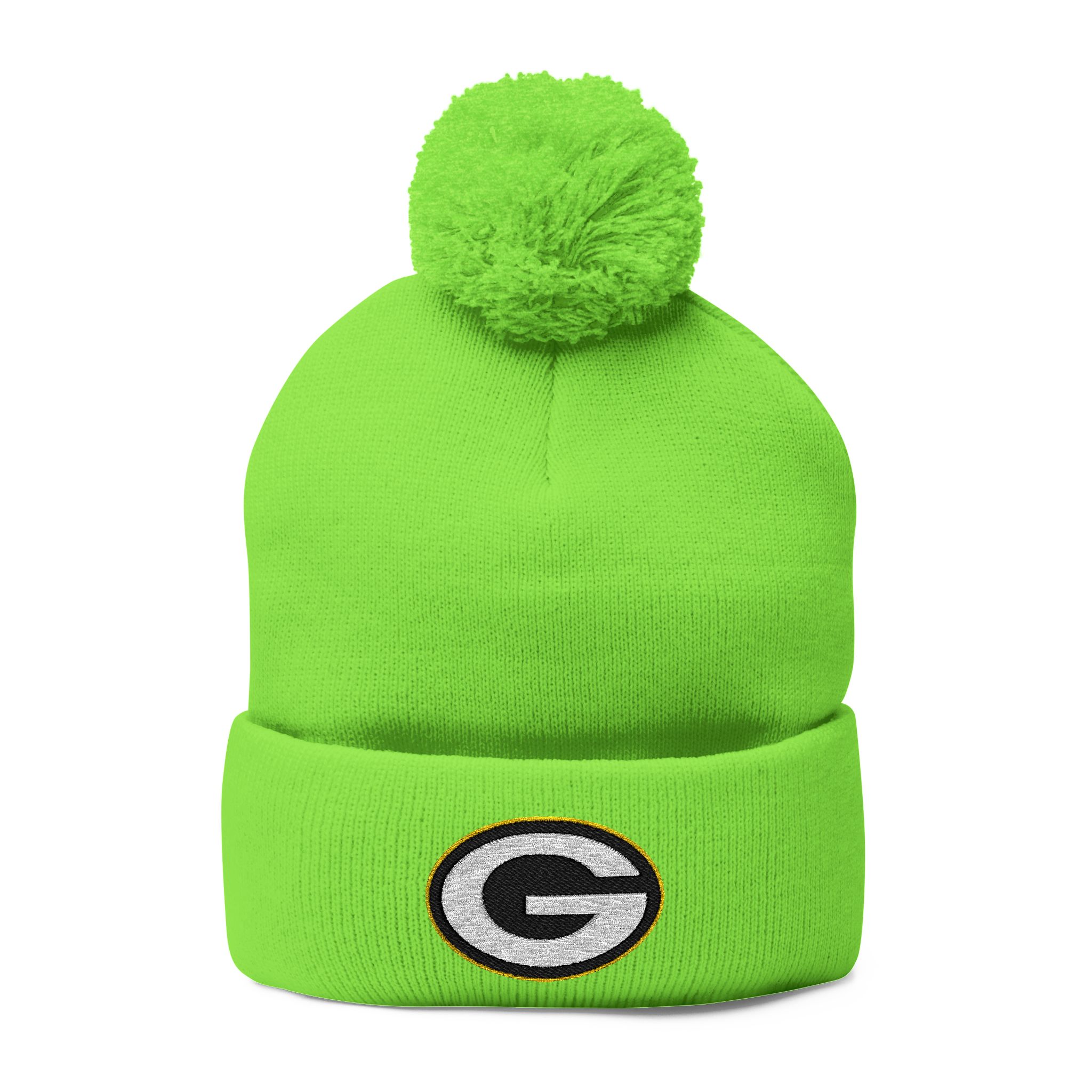 Green Bay Packers Pom-Pom Knit Cap (Embroidery) - Image 17