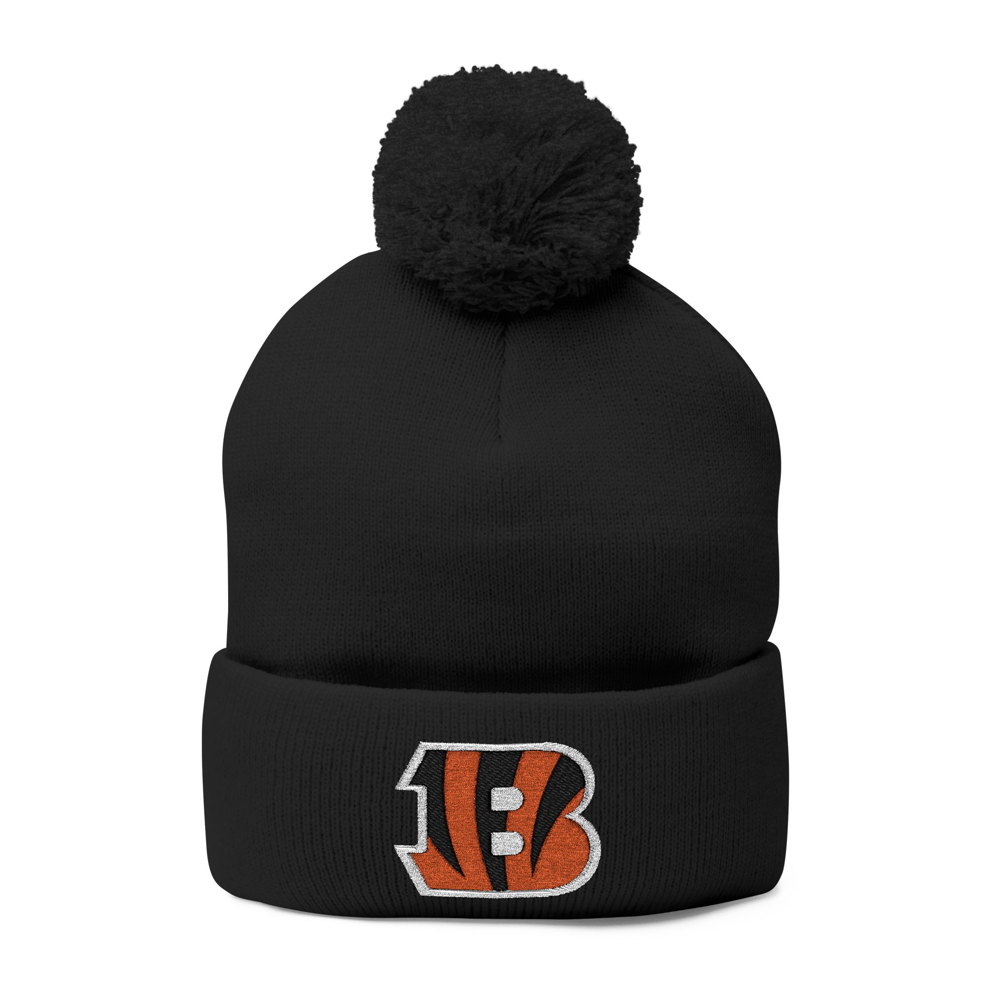 Cincinnati Bengals Pom-Pom Knit Cap (Embroidery) - Image 13