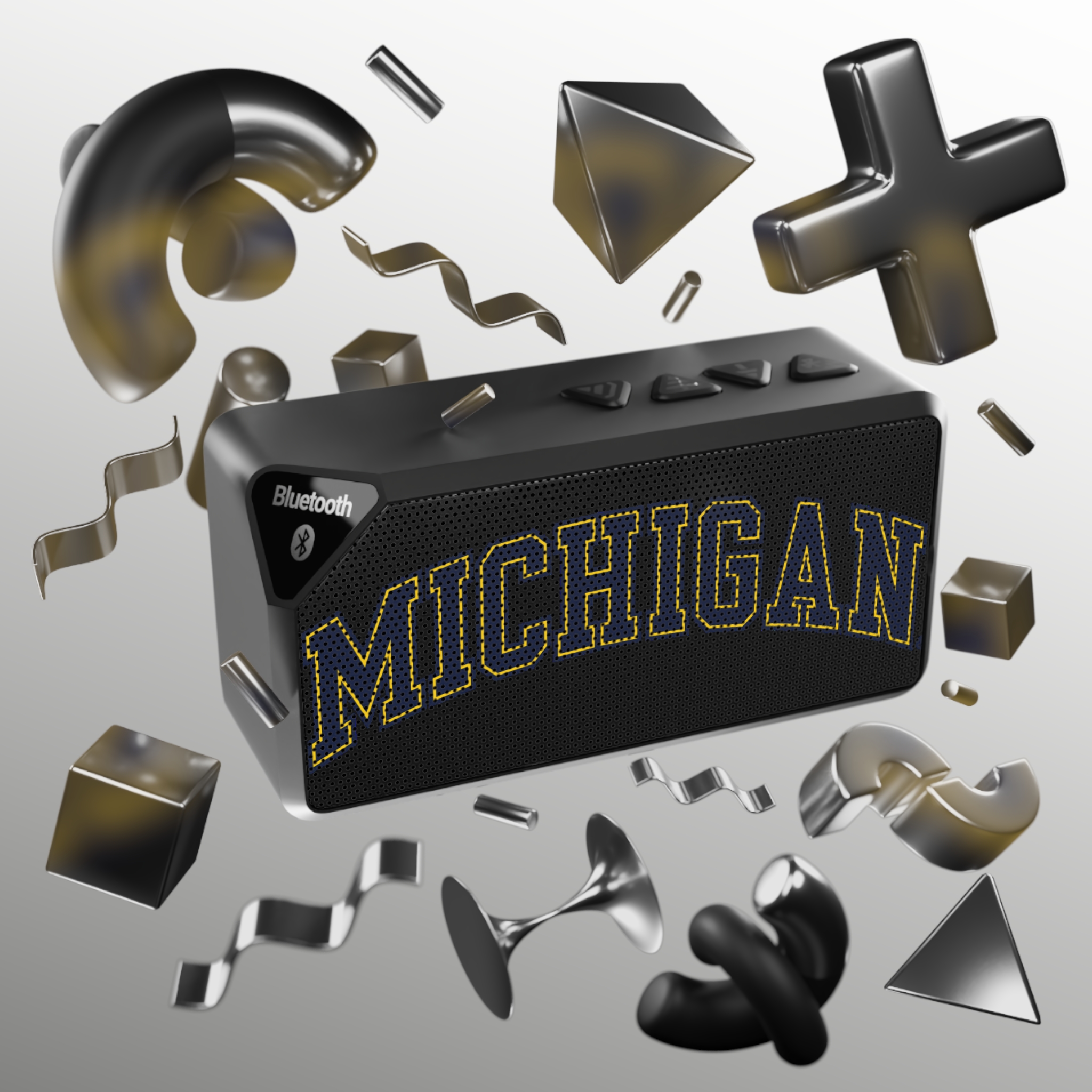 Michigan Wolverines Jabba Bluetooth Speaker - Image 4