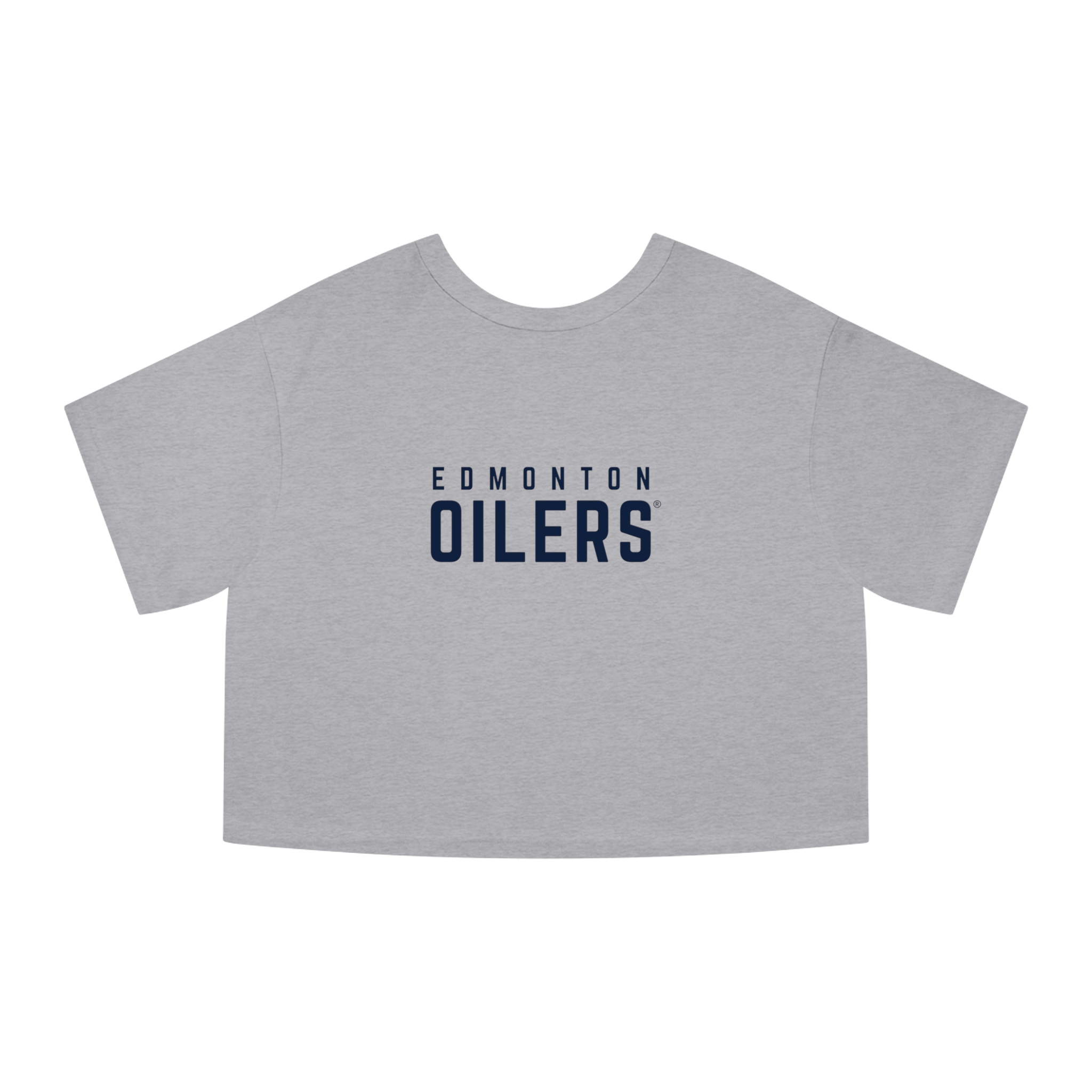 Edmonton Oilers Champion Women's Heritage Cropped T-Shirt - Image 5