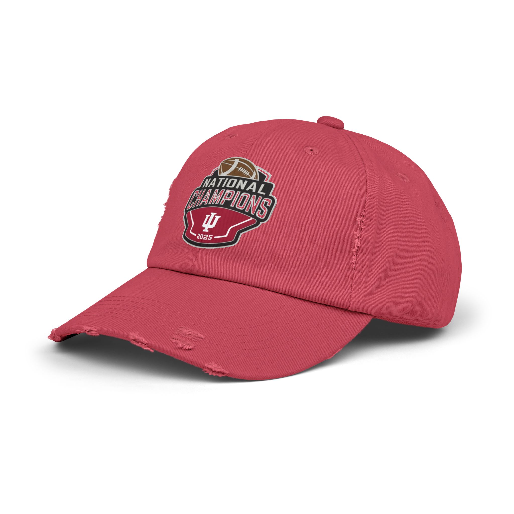 Indiana Hoosiers 2025 College Football Playoff National Championship Unisex Distressed Cap - Image 22
