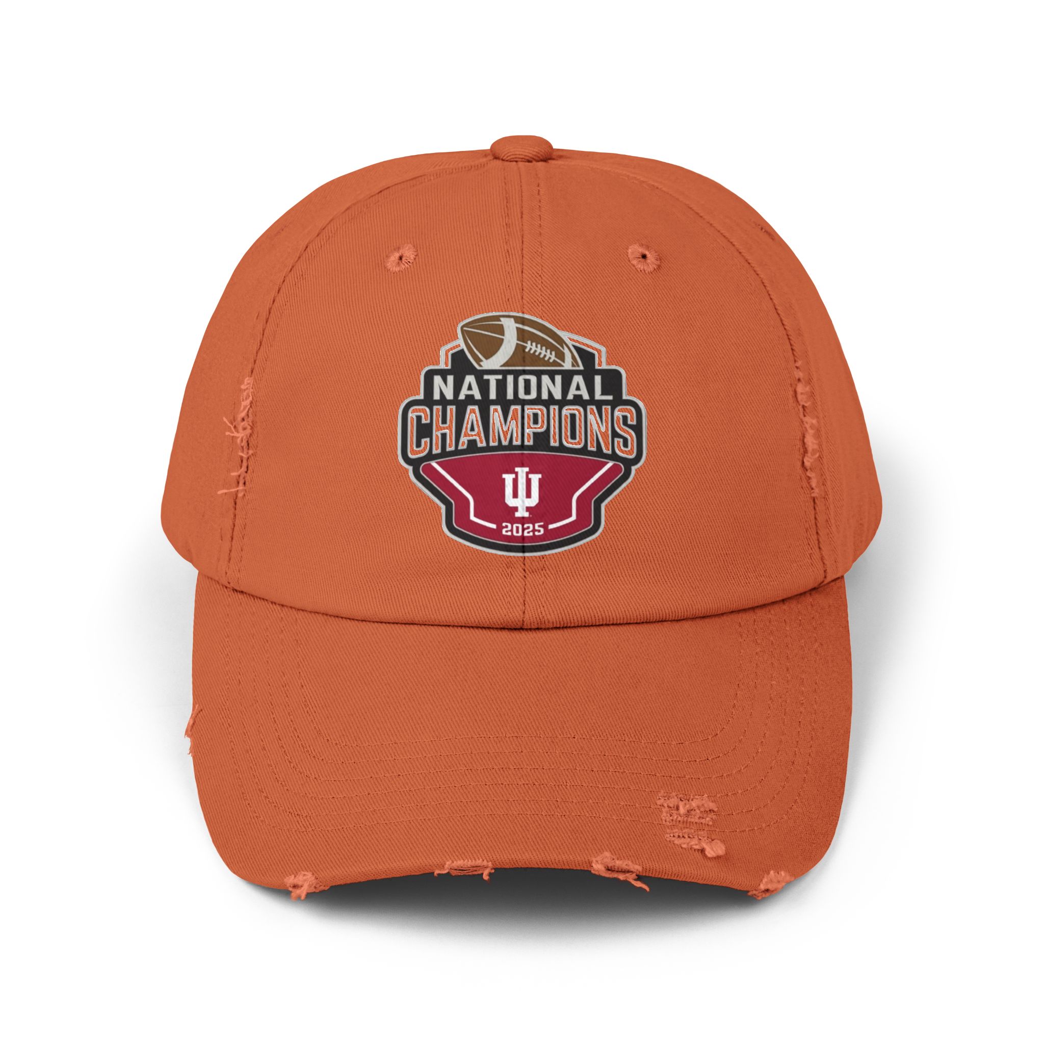 Indiana Hoosiers 2025 College Football Playoff National Championship Unisex Distressed Cap - Image 5